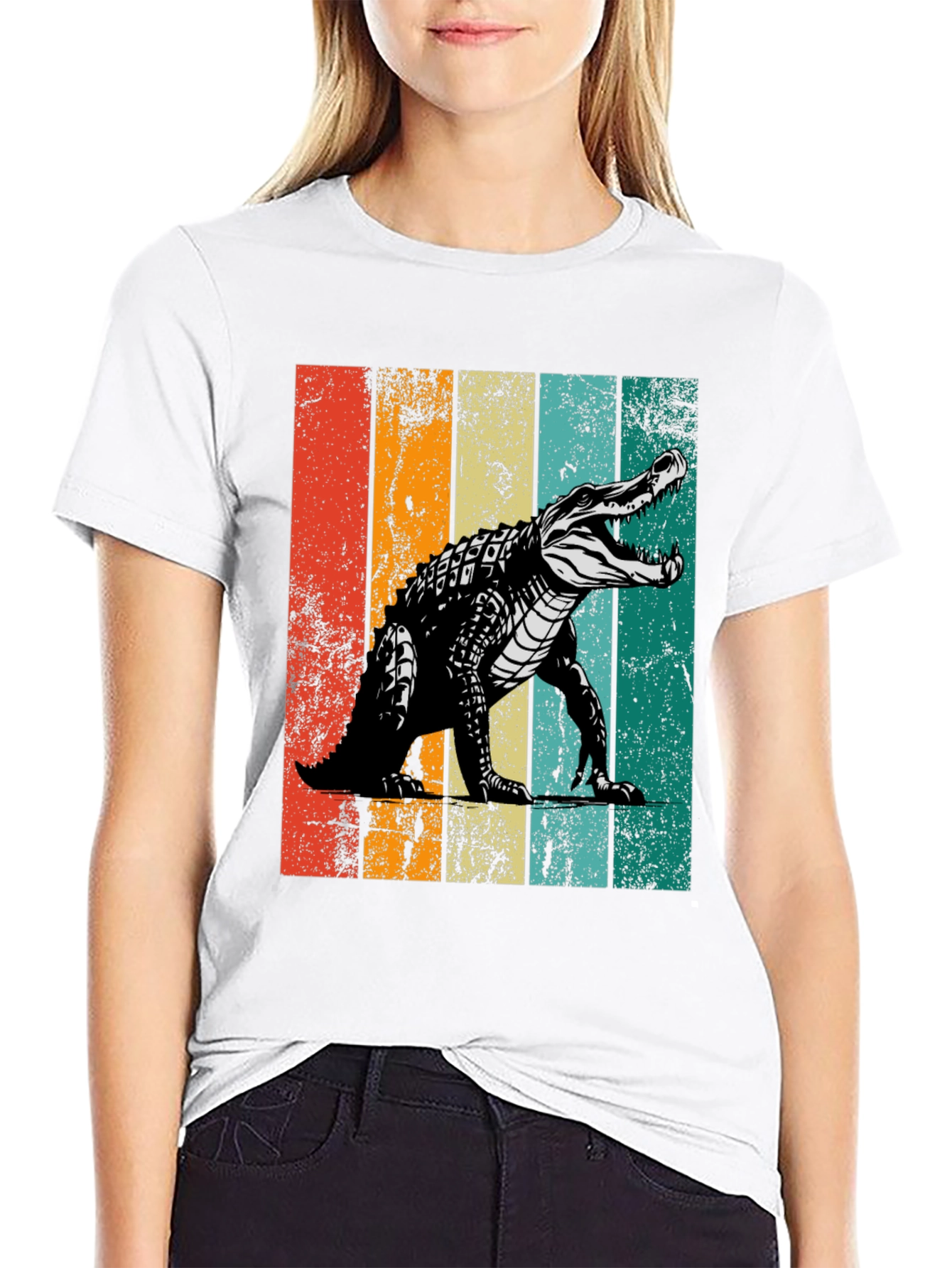 Retro Alligator Graphic Tee