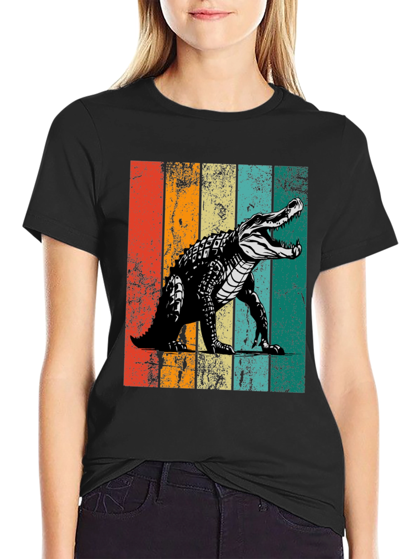 Retro Alligator Graphic Tee