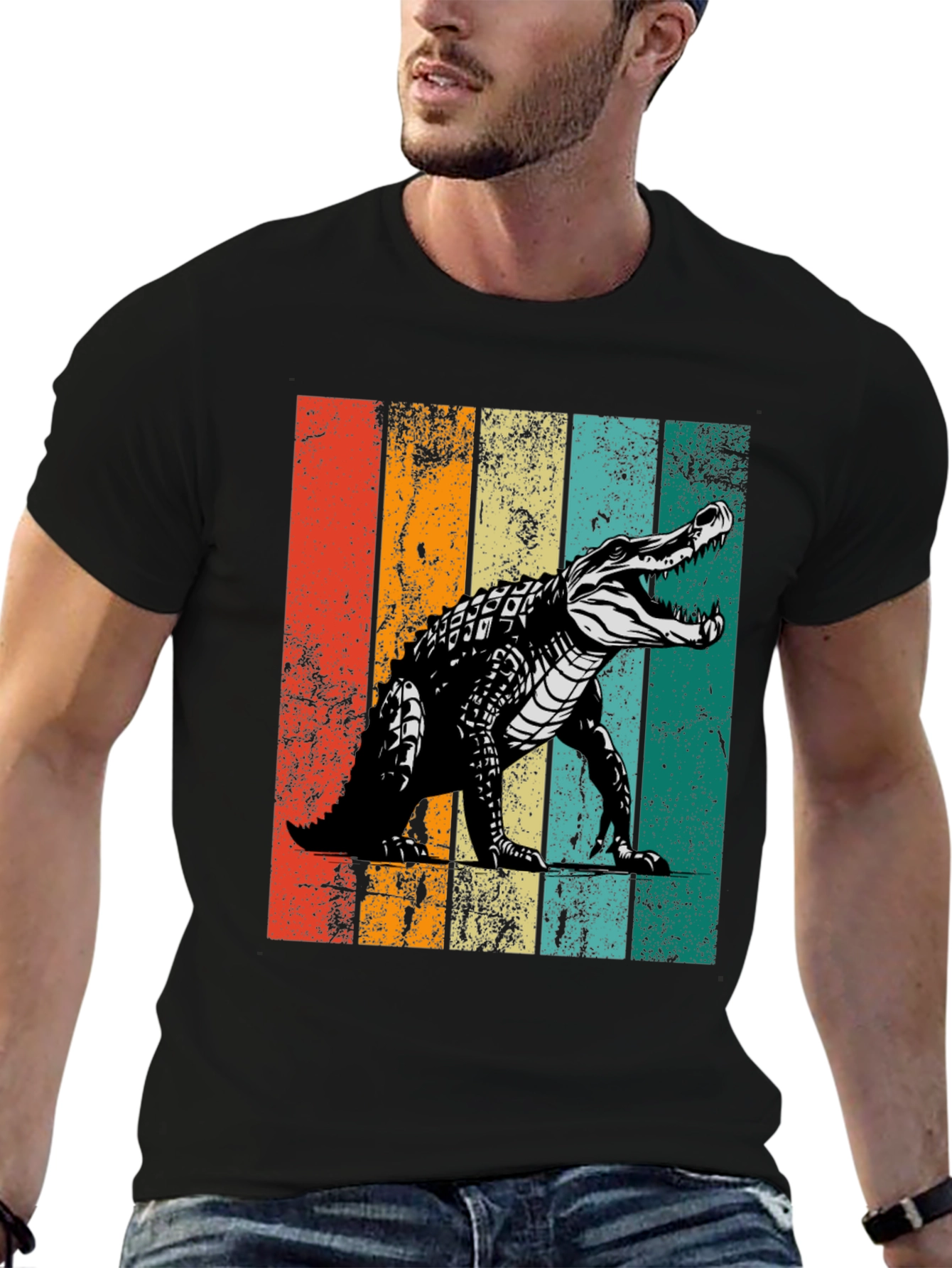 Retro Alligator Graphic Tee