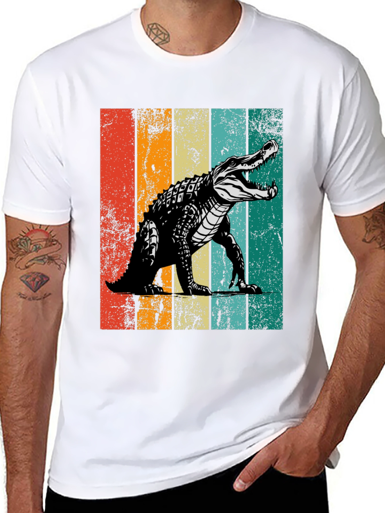 Retro Alligator Graphic Tee