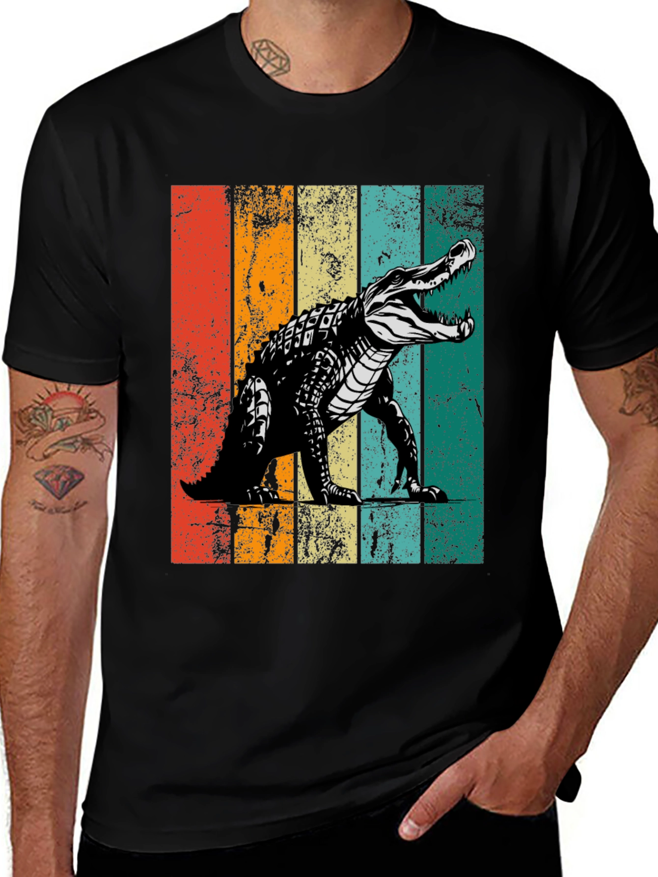 Retro Alligator Graphic Tee