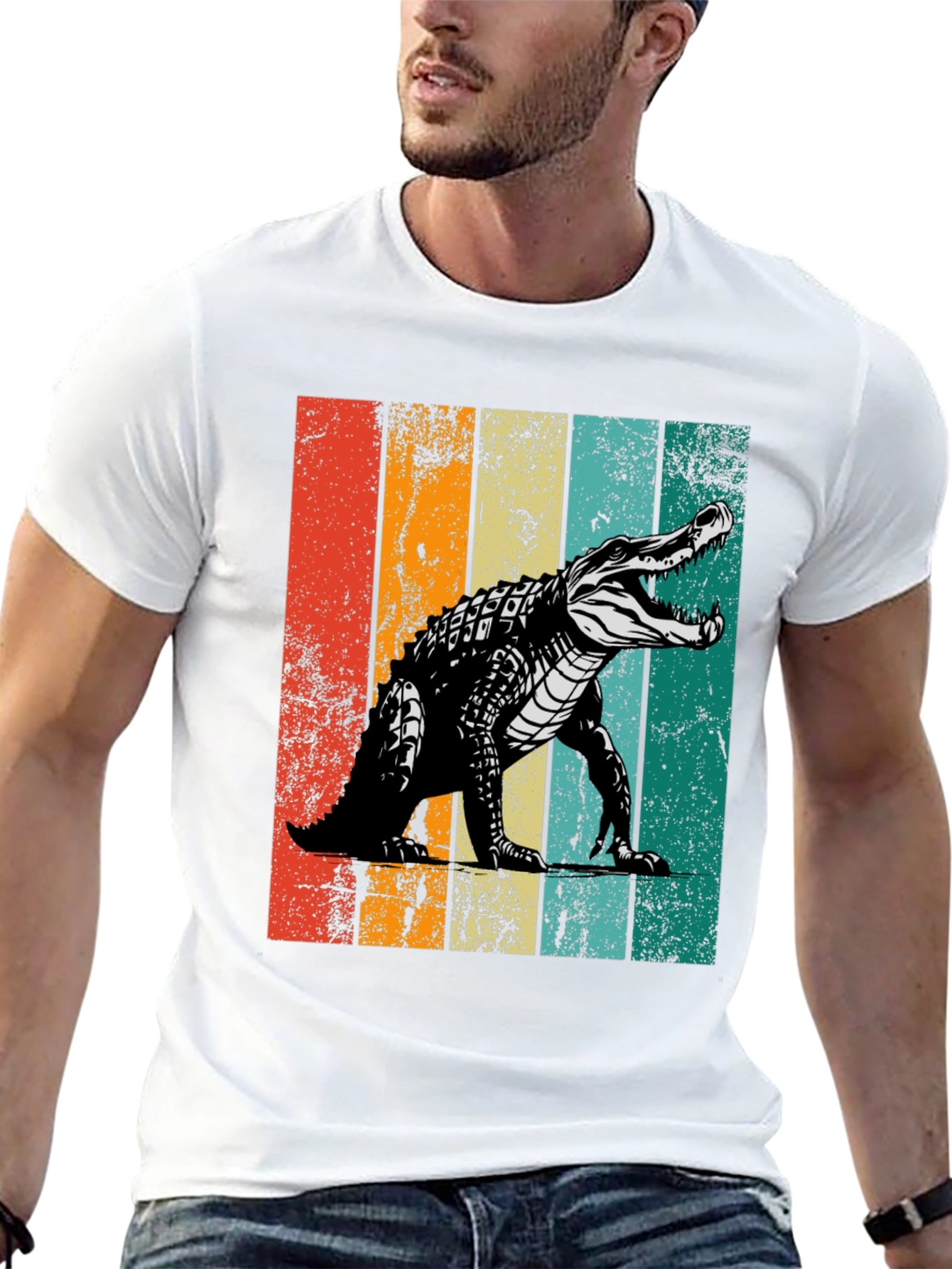 Retro Alligator Graphic Tee