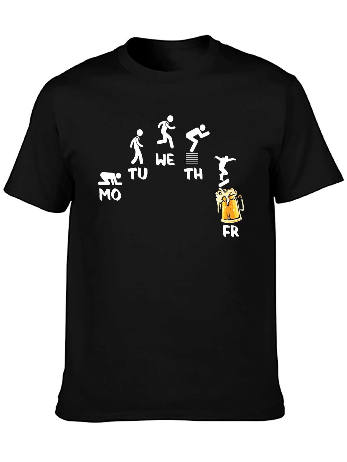 Funny Weekday Beer Lover T-Shirt