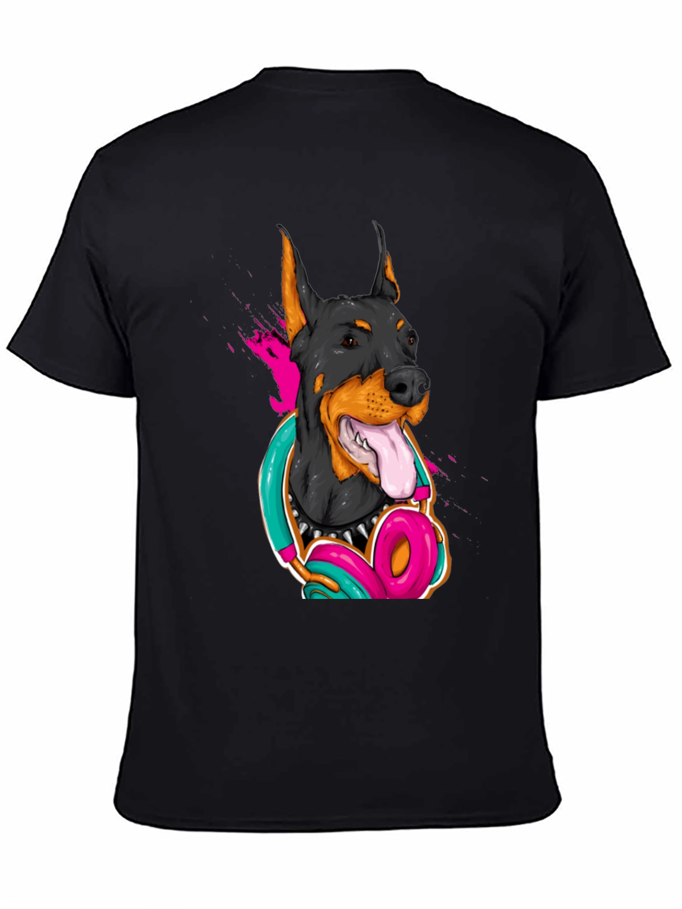 Cool Doberman Dog Graphic T-Shirt