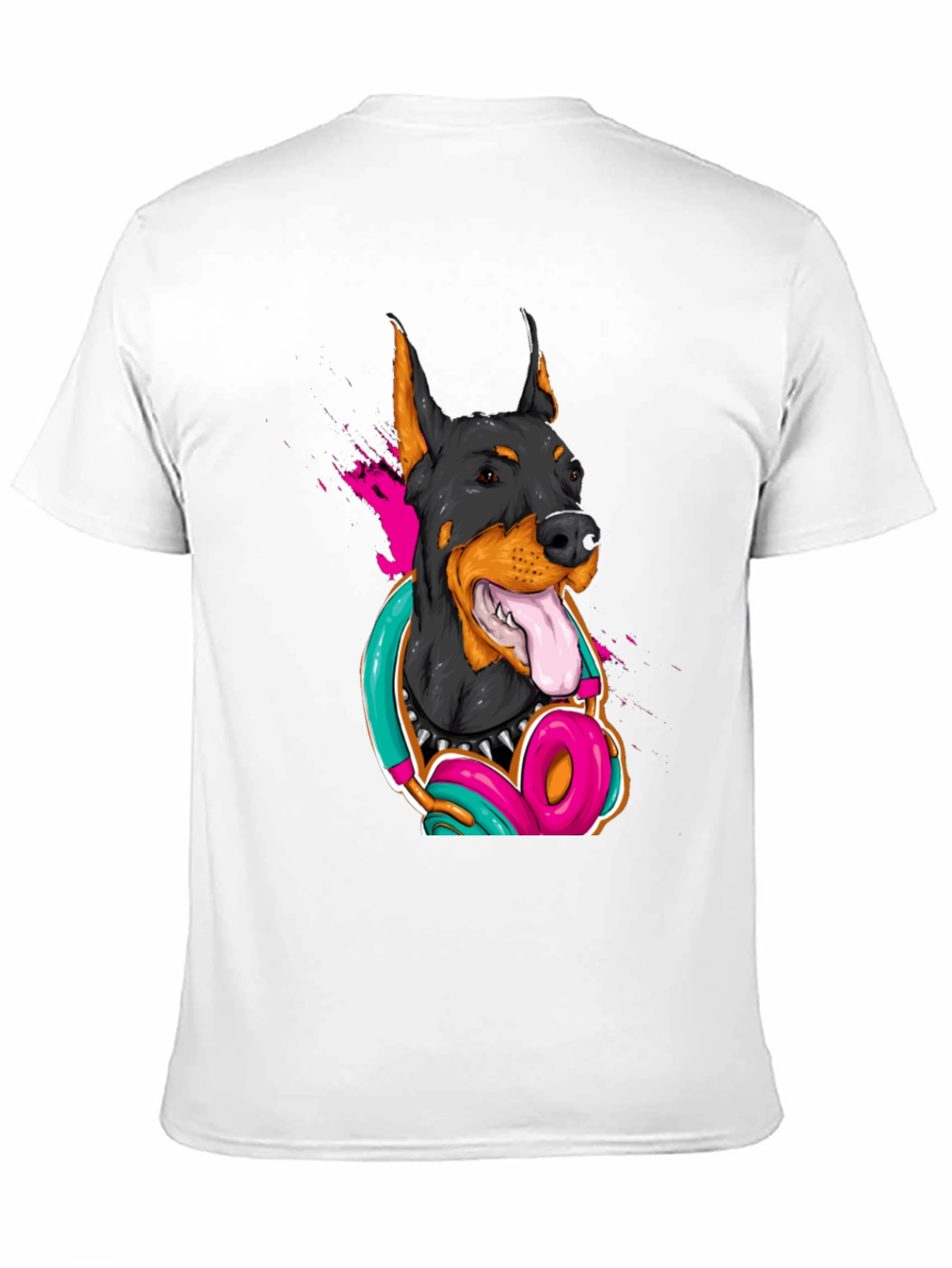 Cool Doberman Dog Graphic T-Shirt