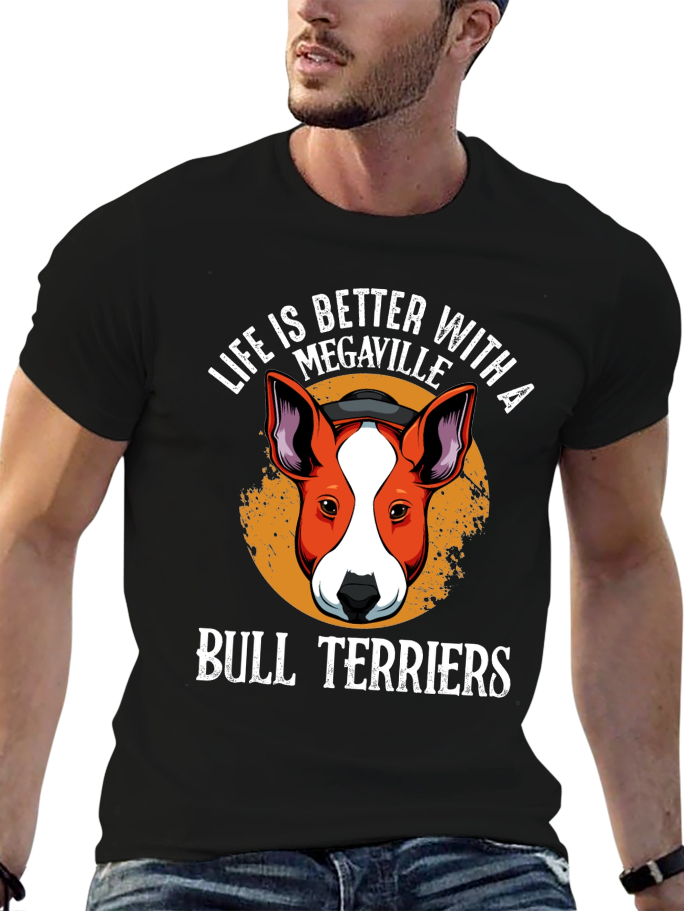 Megaville Bull Terriers Graphic T-Shirt