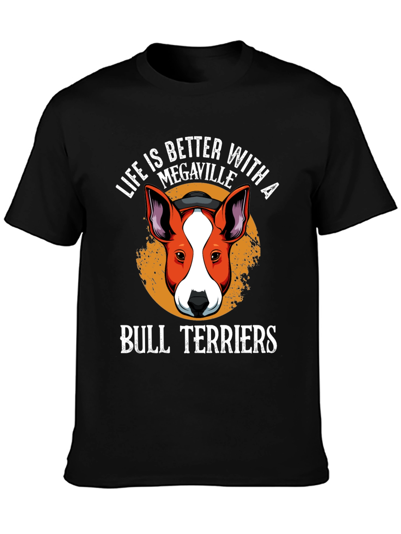 Megaville Bull Terriers Graphic T-Shirt