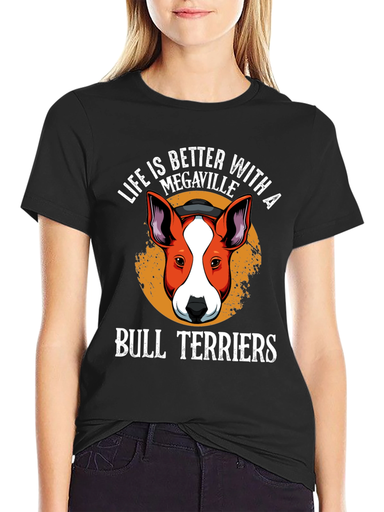 Megaville Bull Terriers Graphic T-Shirt
