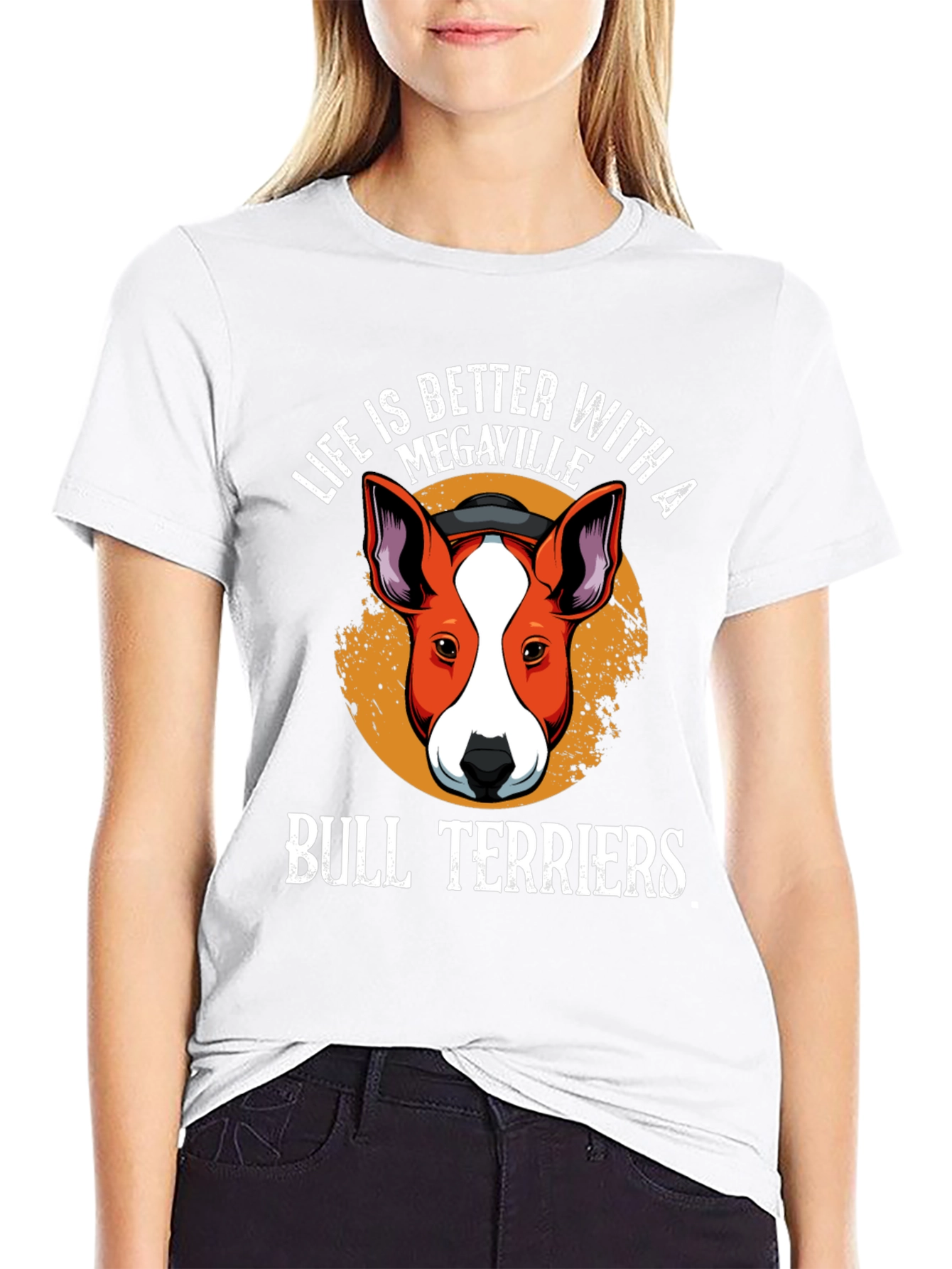 Megaville Bull Terriers Graphic T-Shirt