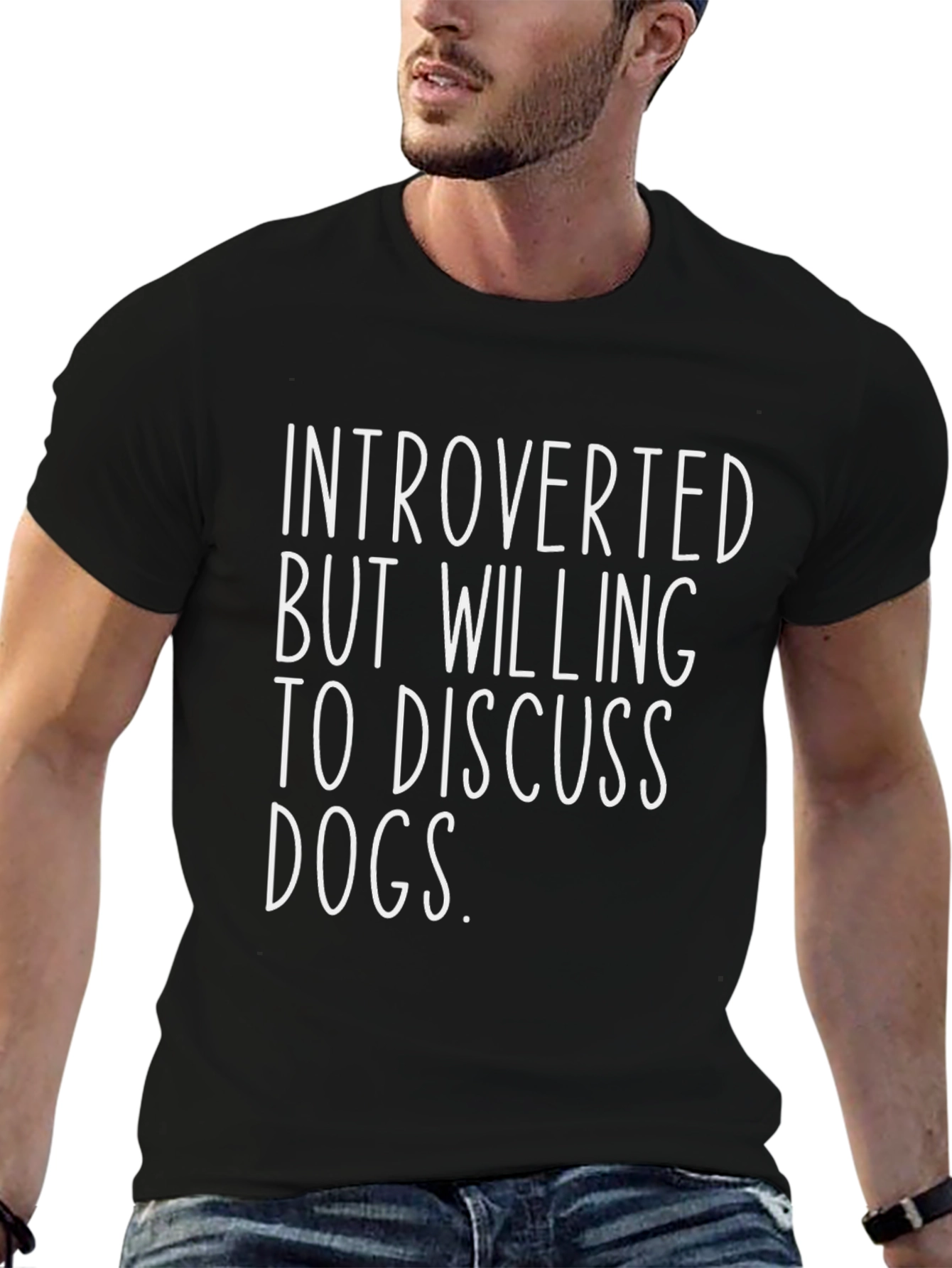 Introverted Dog Lover Graphic Tee