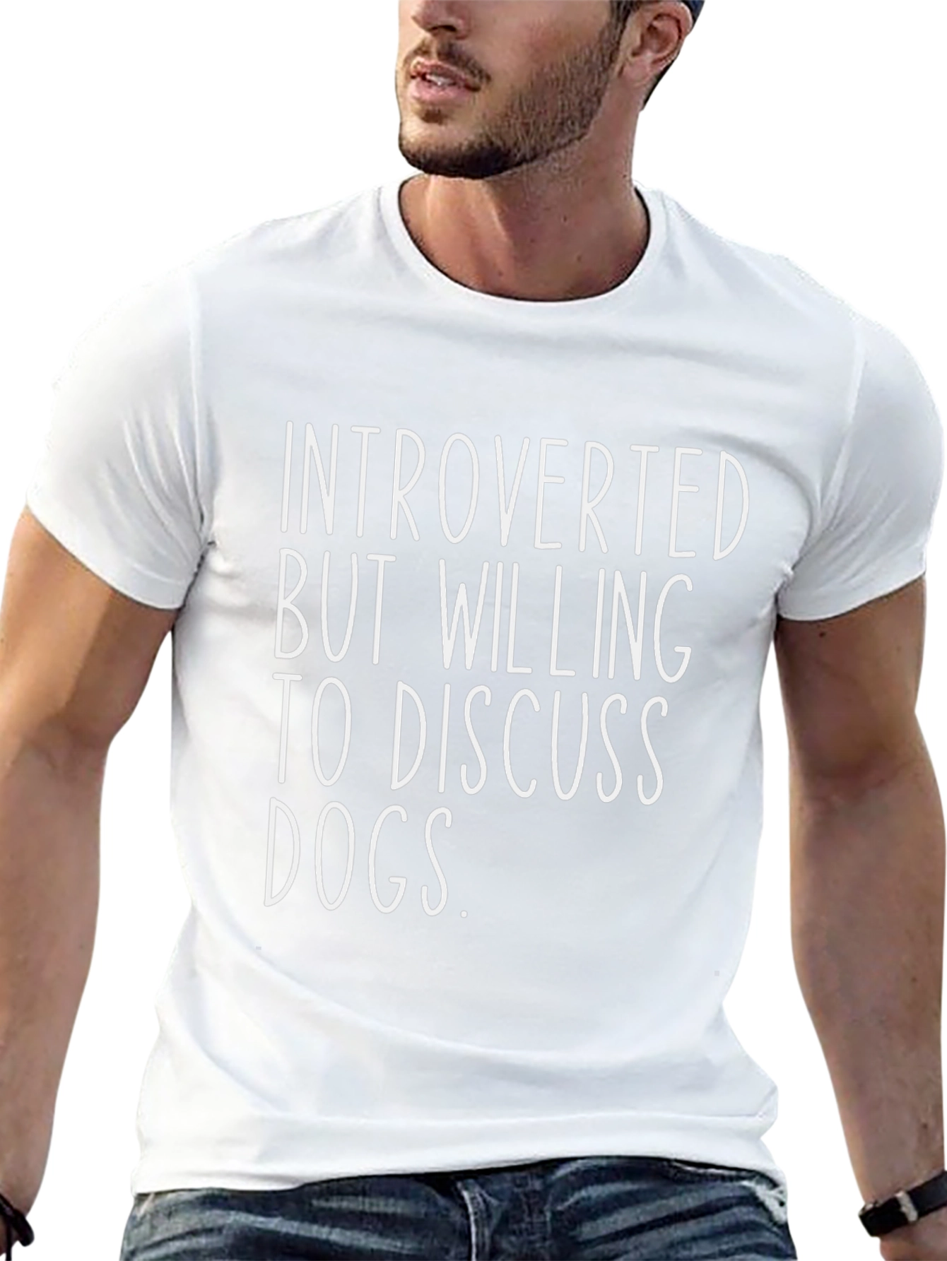 Introverted Dog Lover Graphic Tee