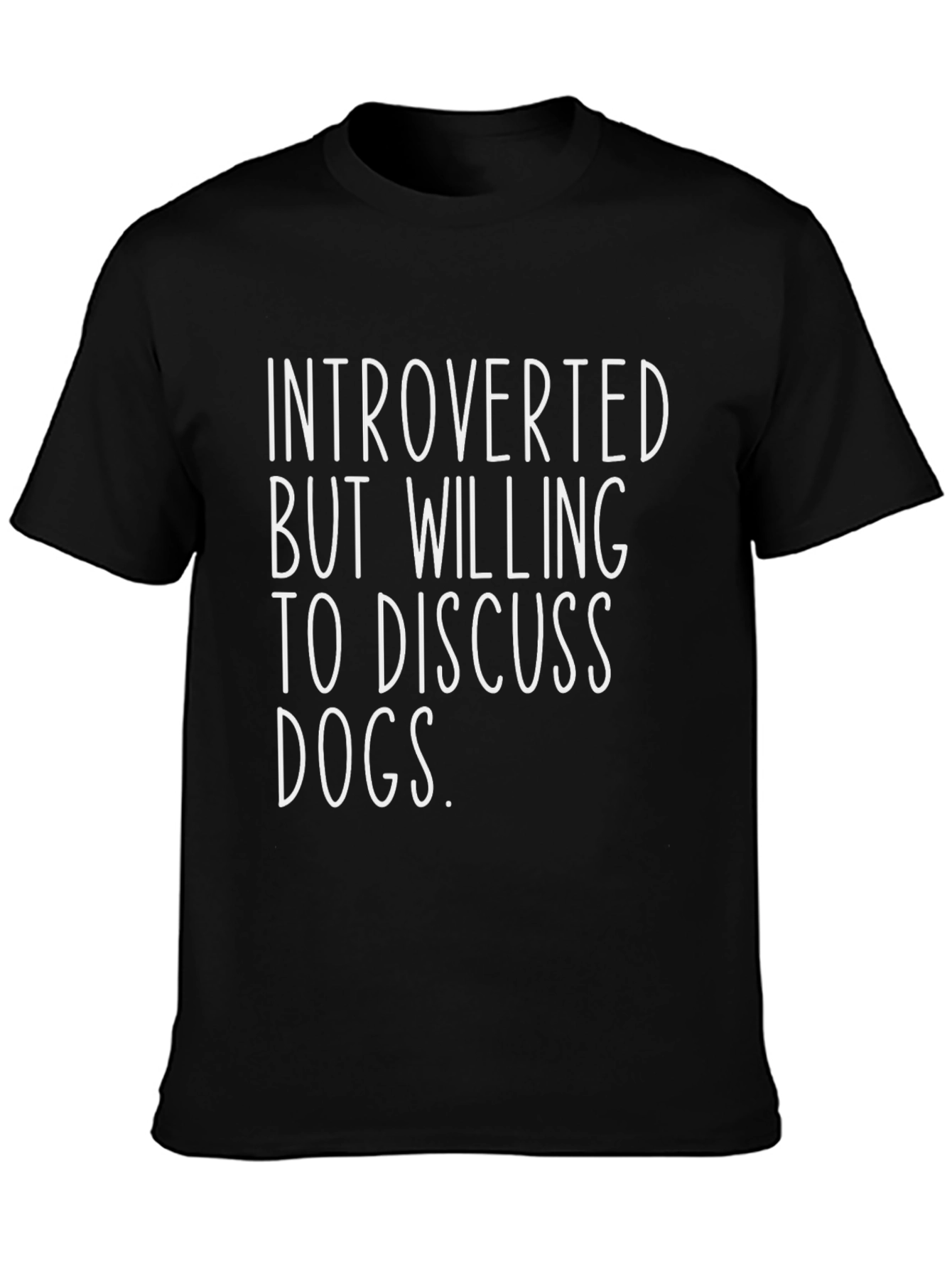 Introverted Dog Lover Graphic Tee
