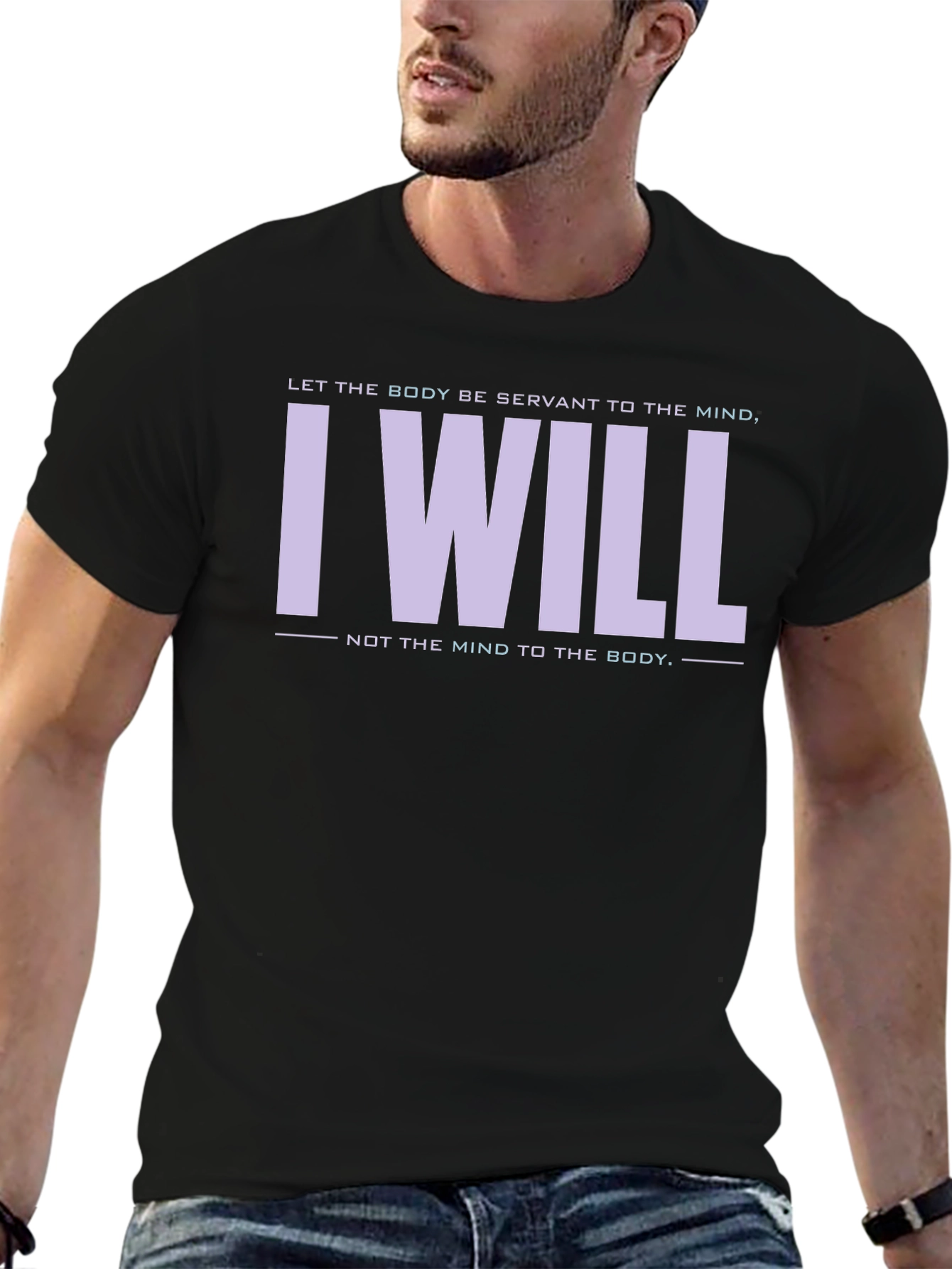 Mind Over Body T-Shirt: Motivational Graphic Tee