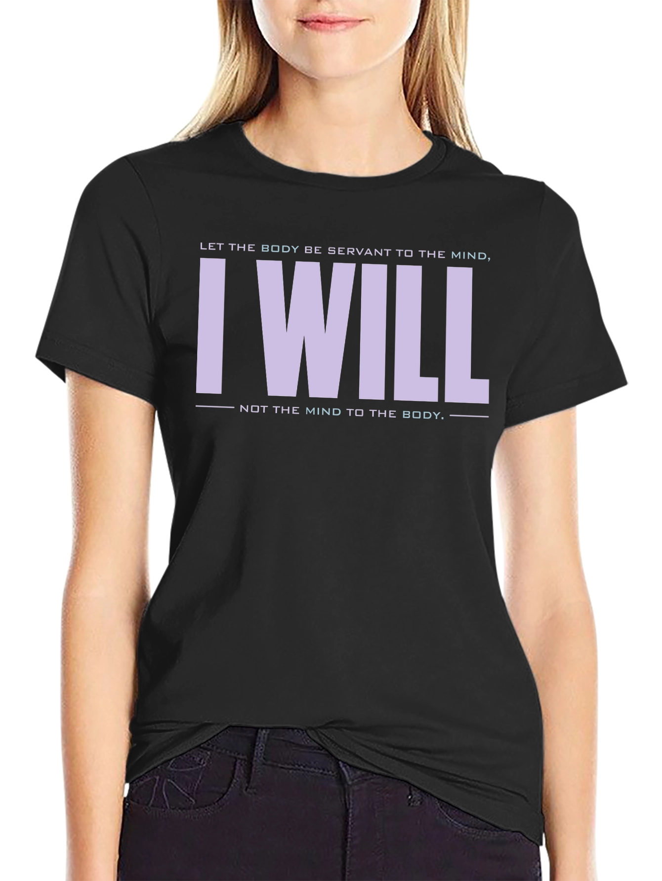 Mind Over Body T-Shirt: Motivational Graphic Tee