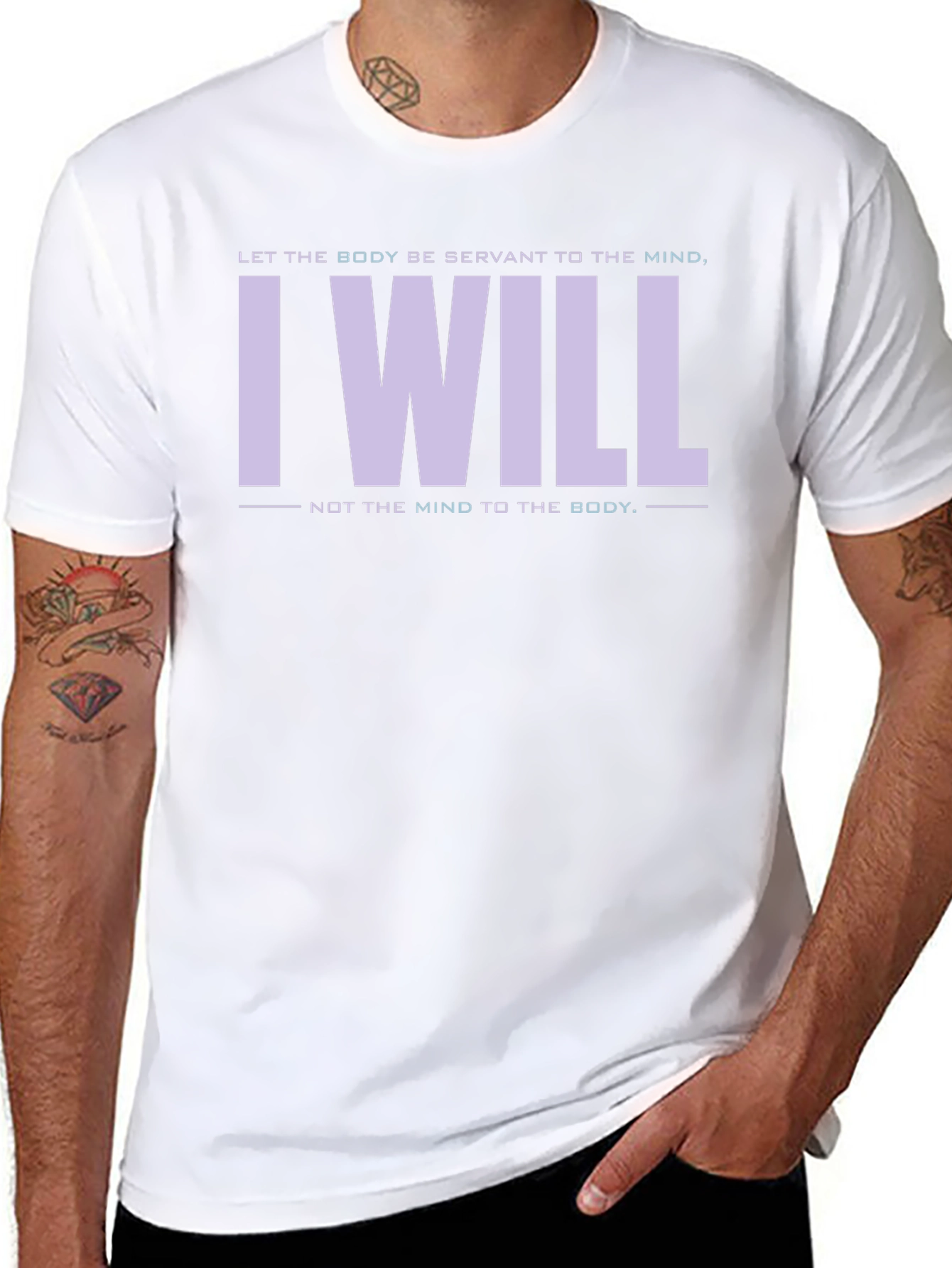 Mind Over Body T-Shirt: Motivational Graphic Tee