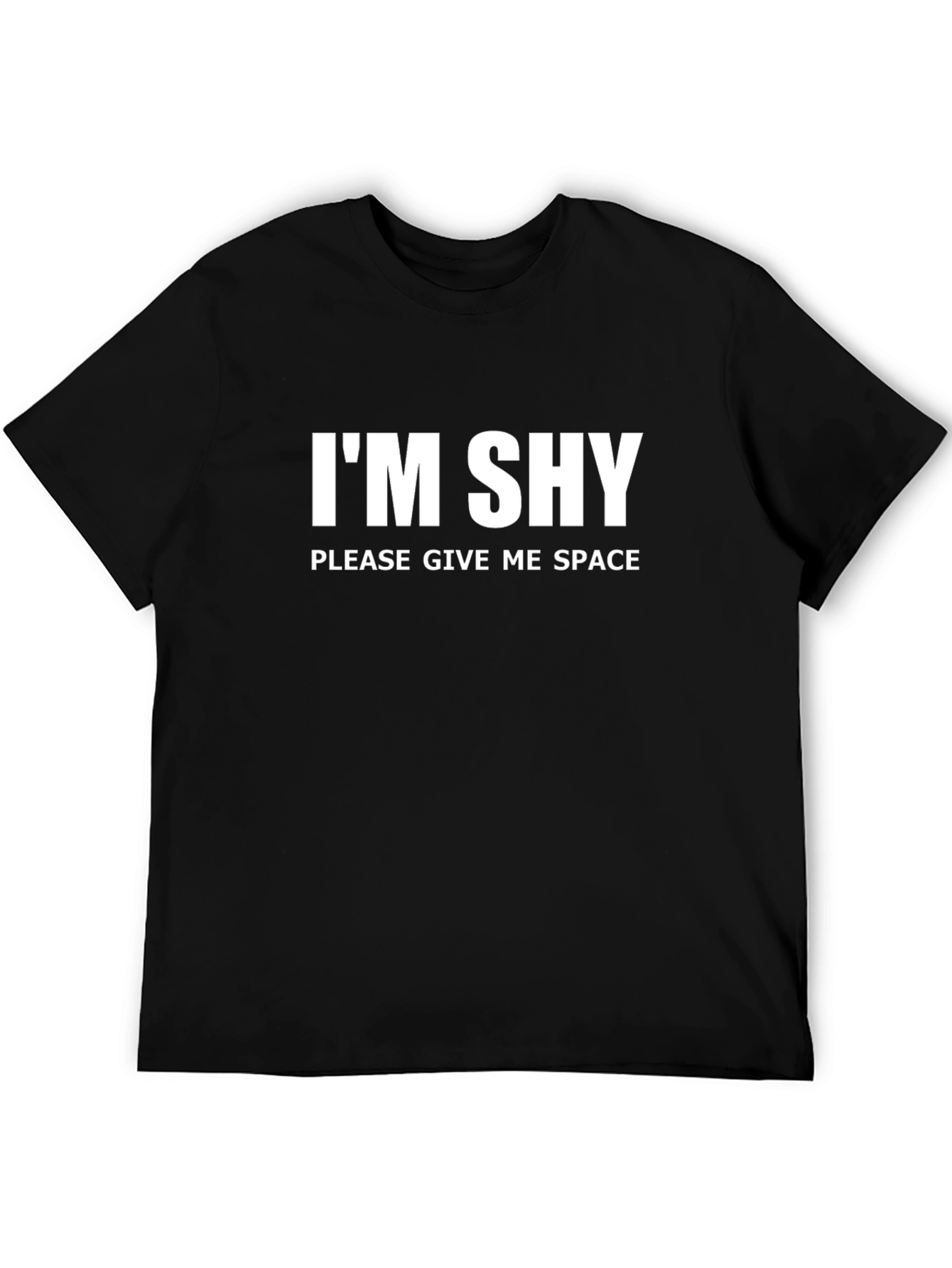 Im Shy Give Me Space Graphic T-Shirt