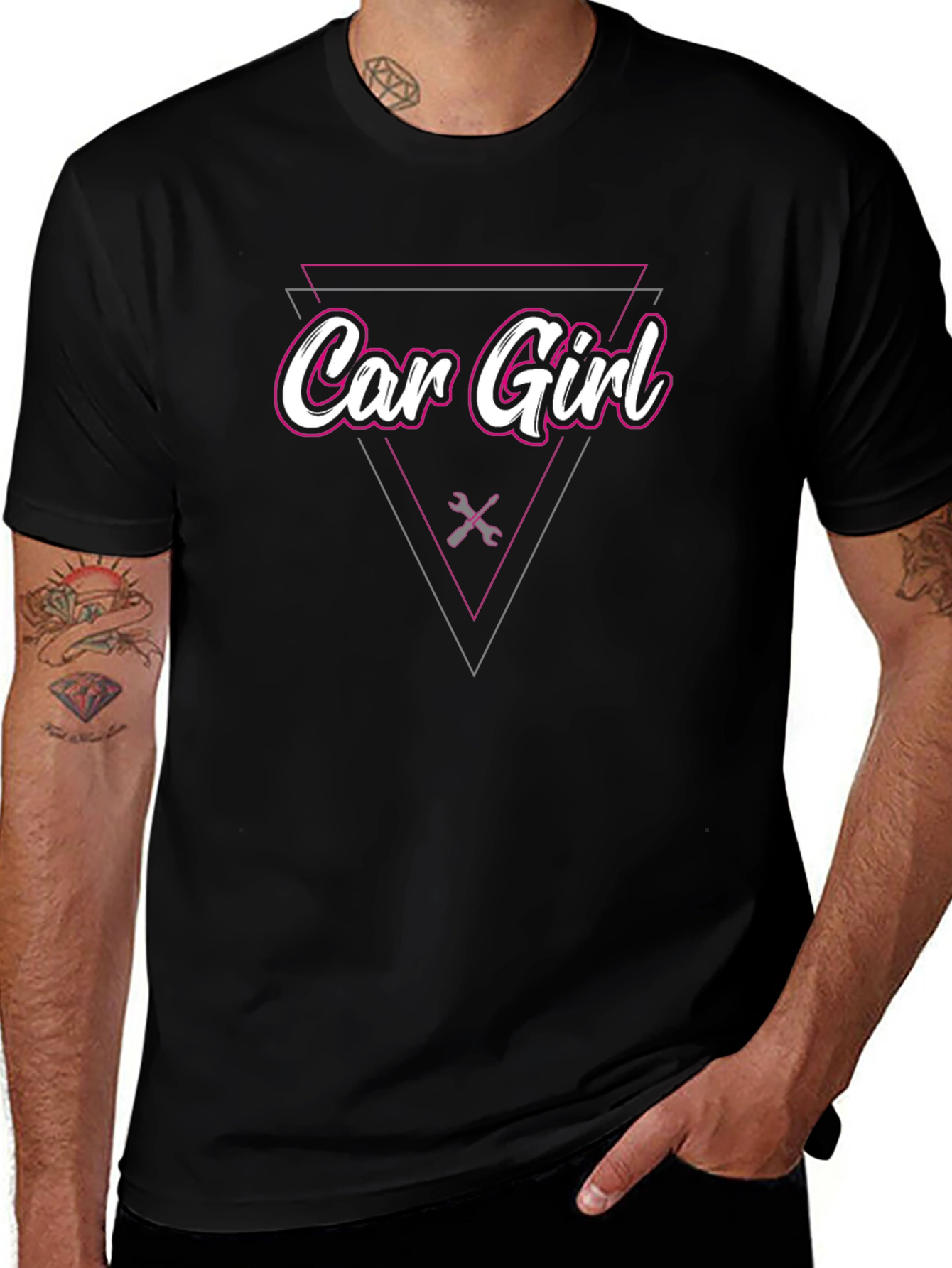 Car Girl T-Shirt - Mechanic Tee for Women