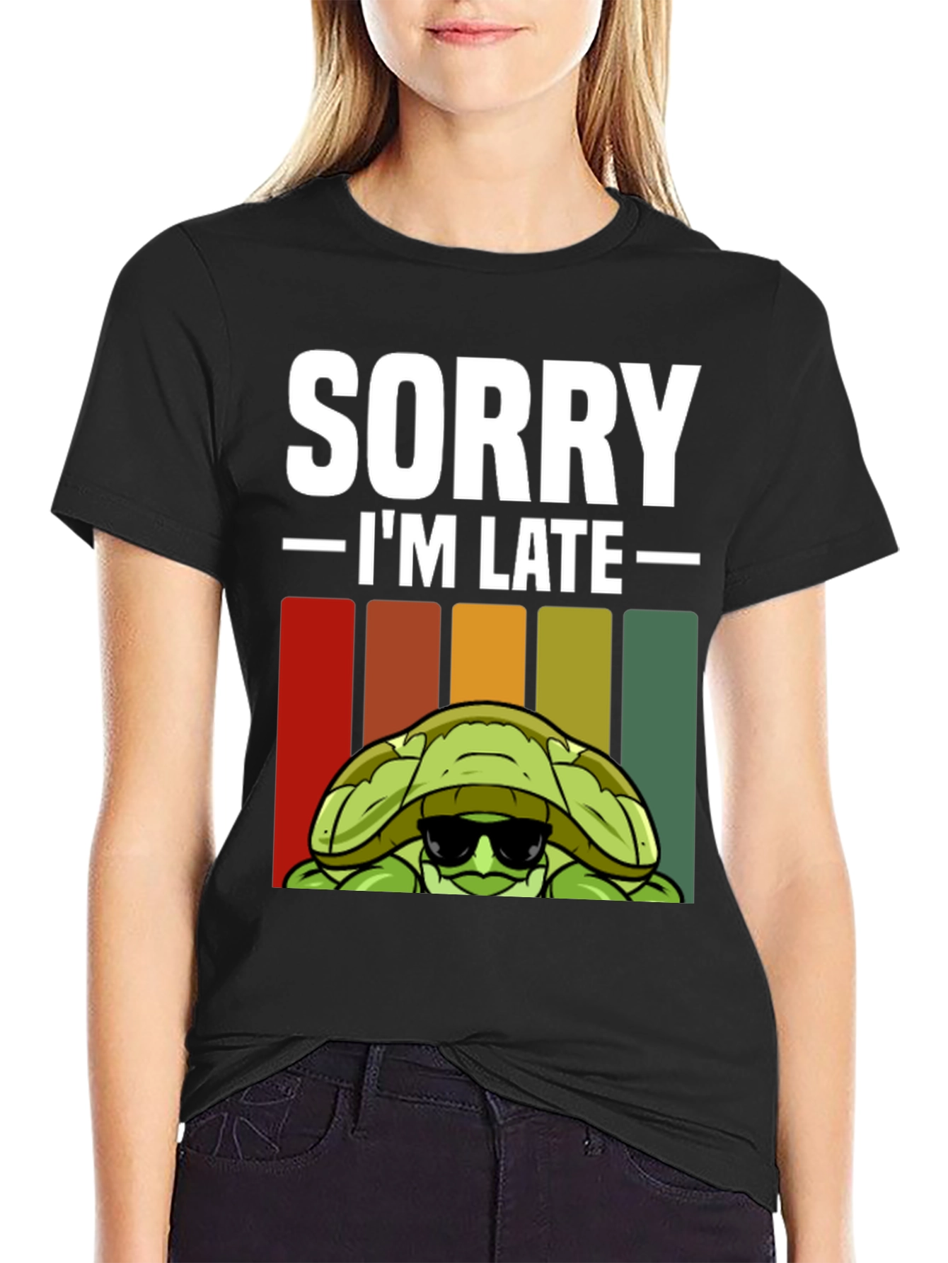 Sorry Im Late Turtle T-Shirt