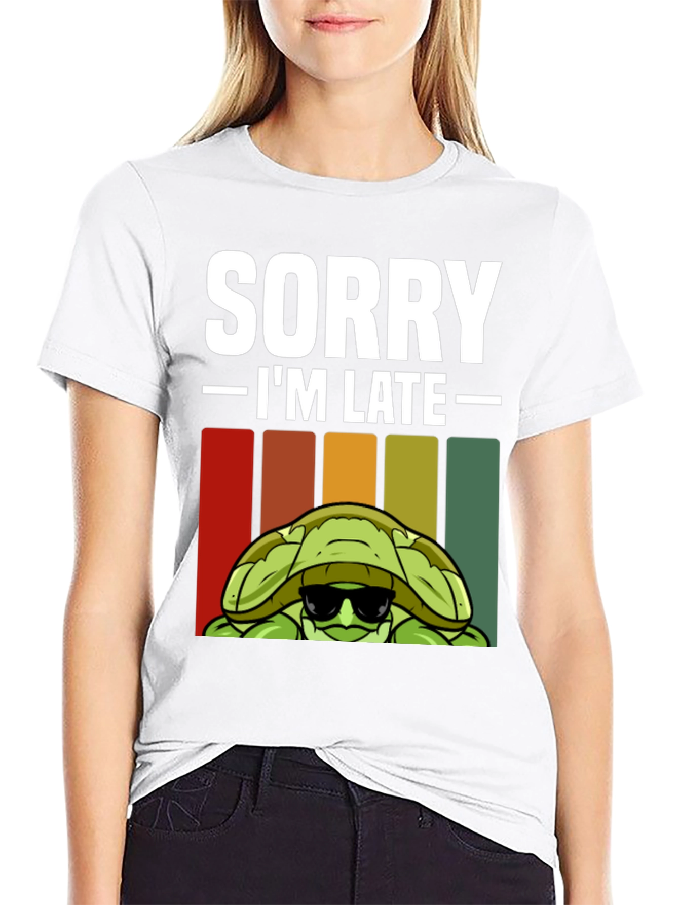 Sorry Im Late Turtle T-Shirt
