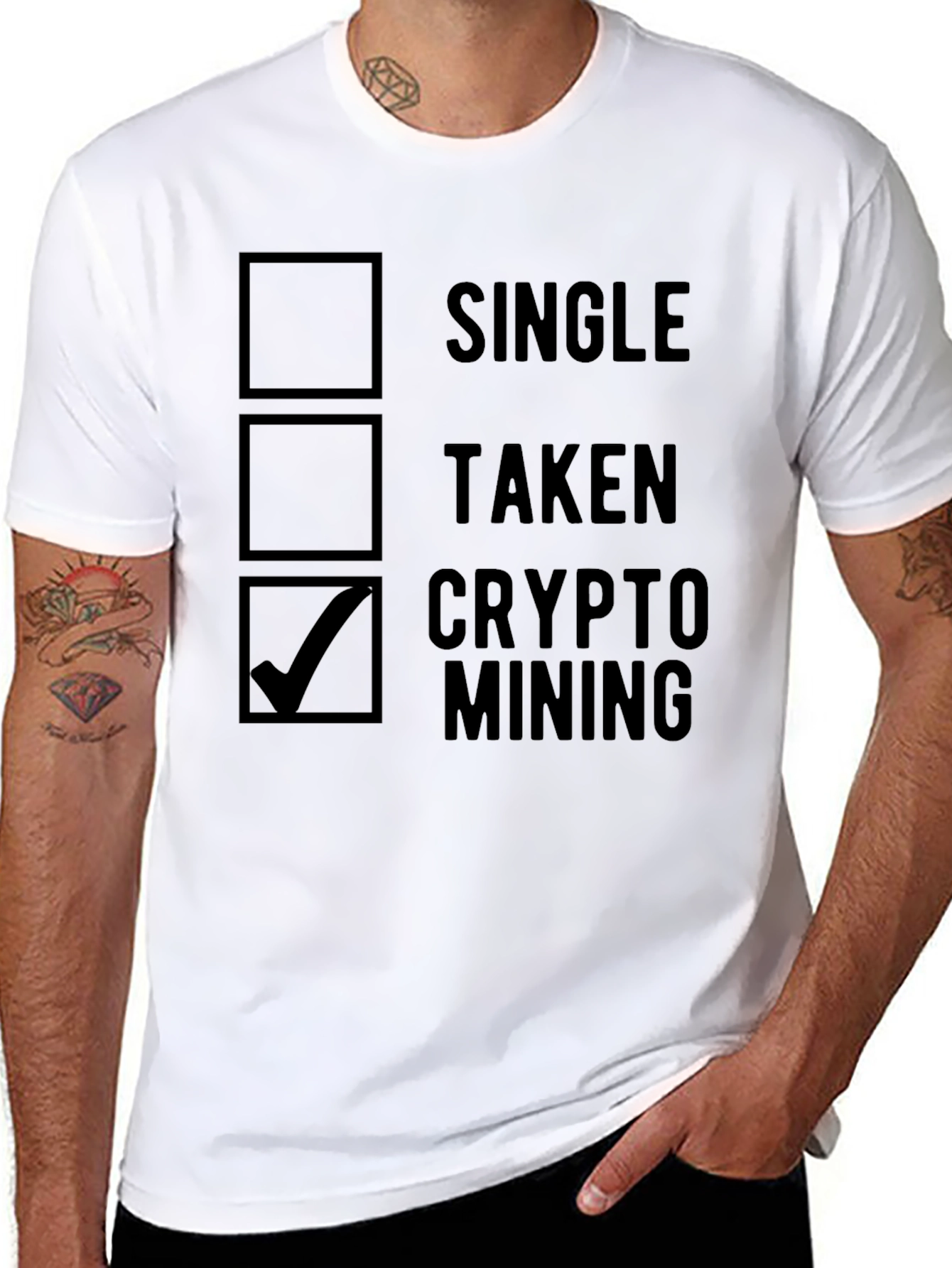 Crypto Mining T-Shirt - Single Taken Mining