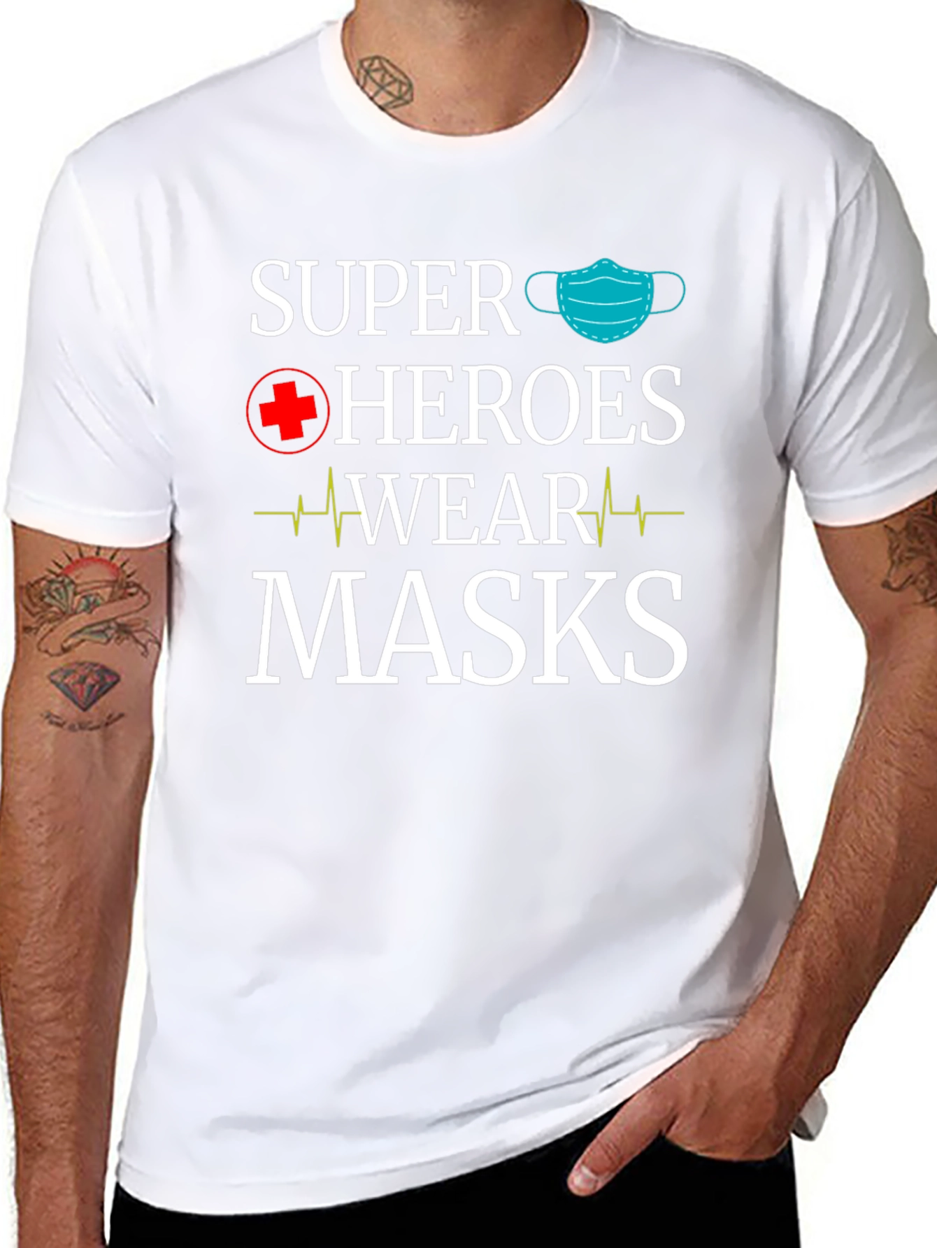 Super Heroes Wear Masks T-Shirt