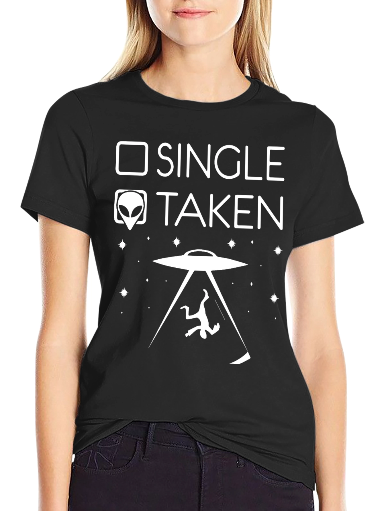 Alien Abduction Relationship Status T-Shirt