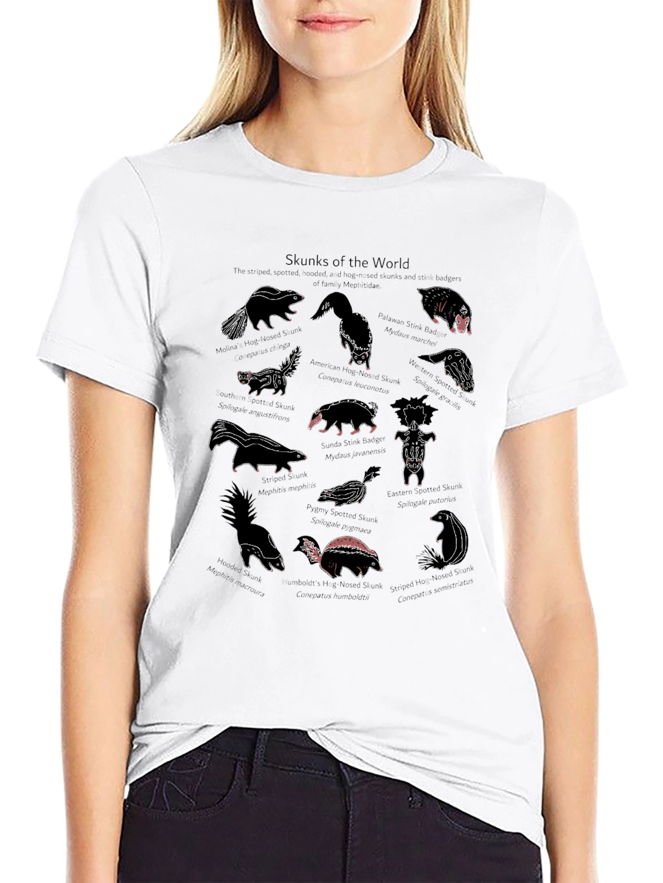 Skunks of the World Graphic T-Shirt