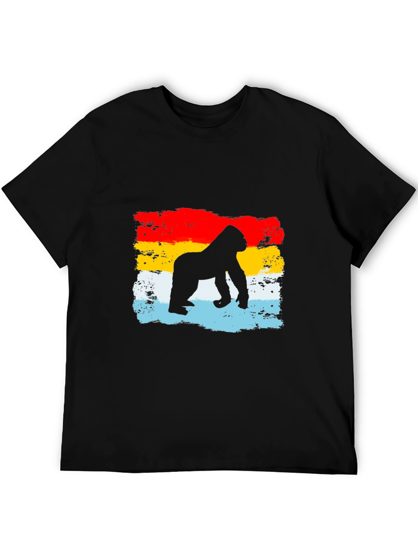 Gorilla Silhouette Retro T-Shirt