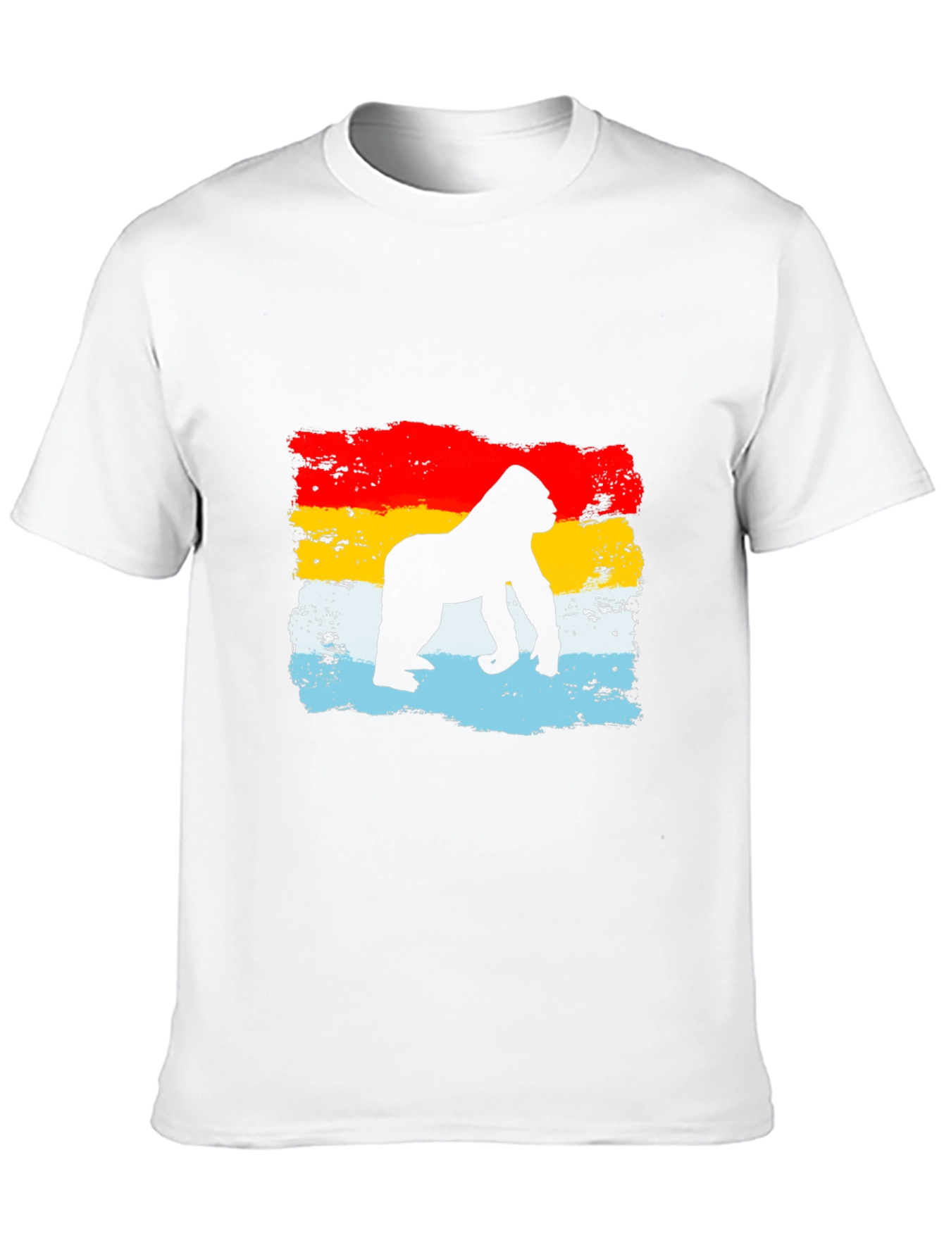 Gorilla Silhouette Retro T-Shirt