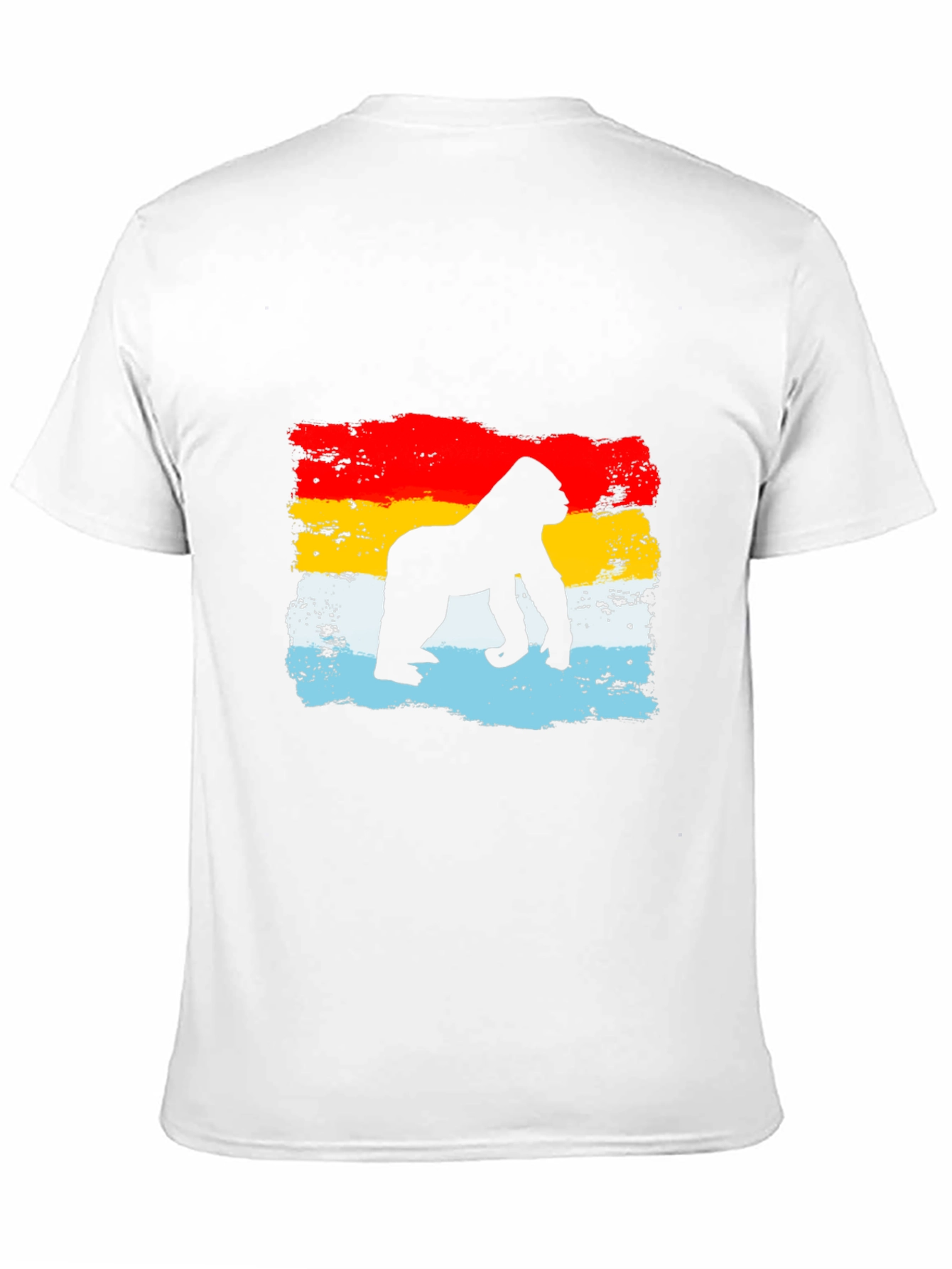 Gorilla Silhouette Retro T-Shirt