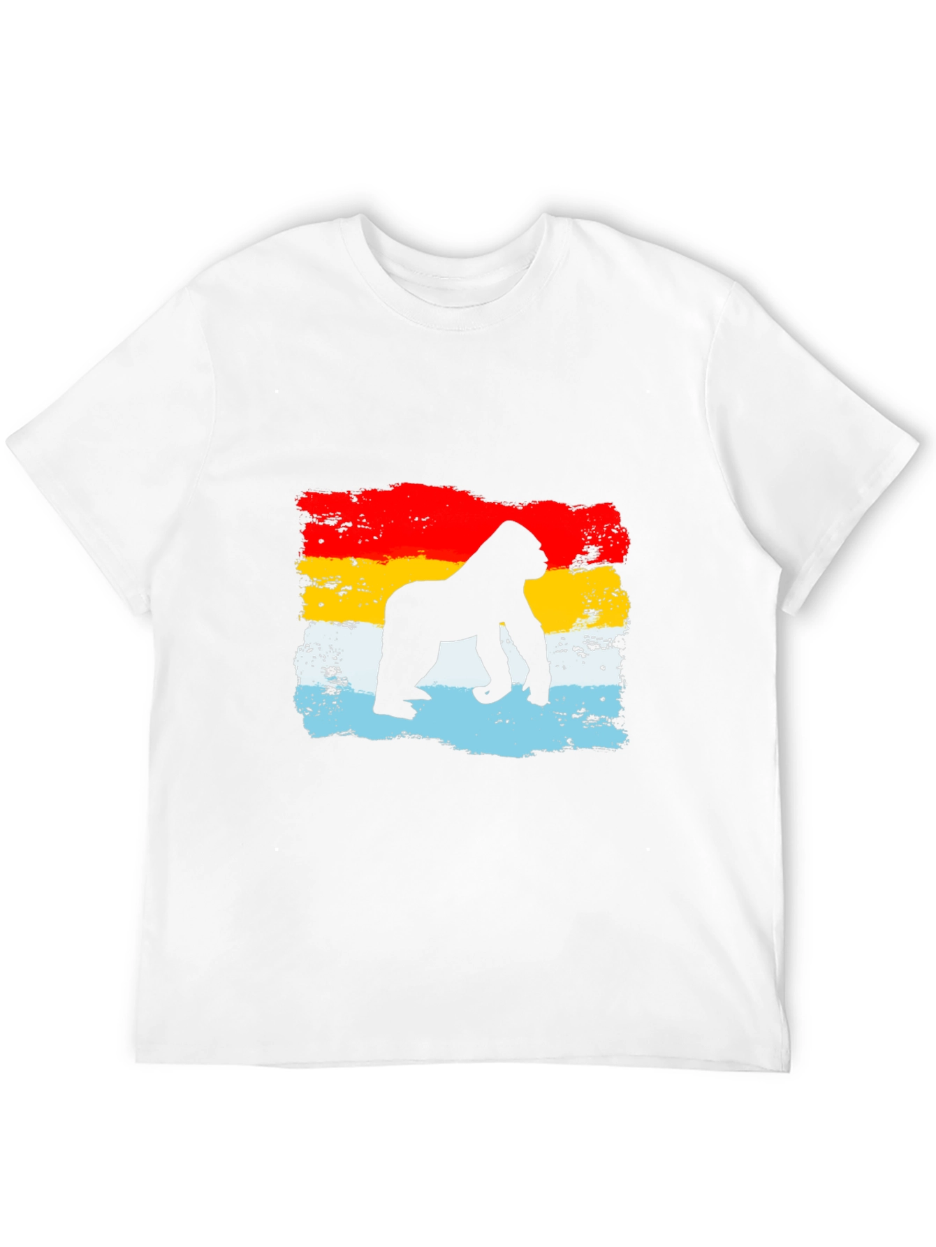 Gorilla Silhouette Retro T-Shirt