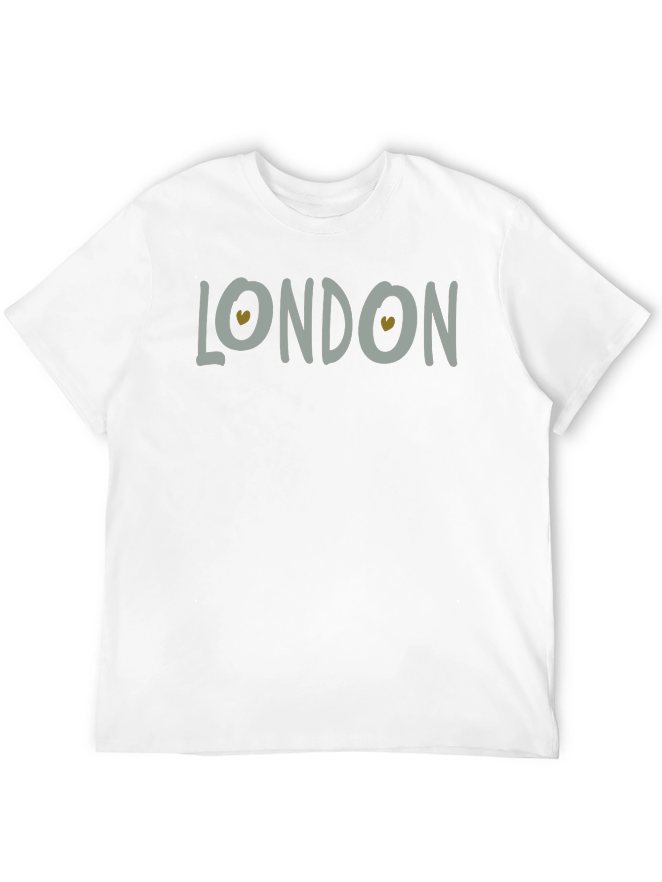 London Love Heart Graphic Black Tee