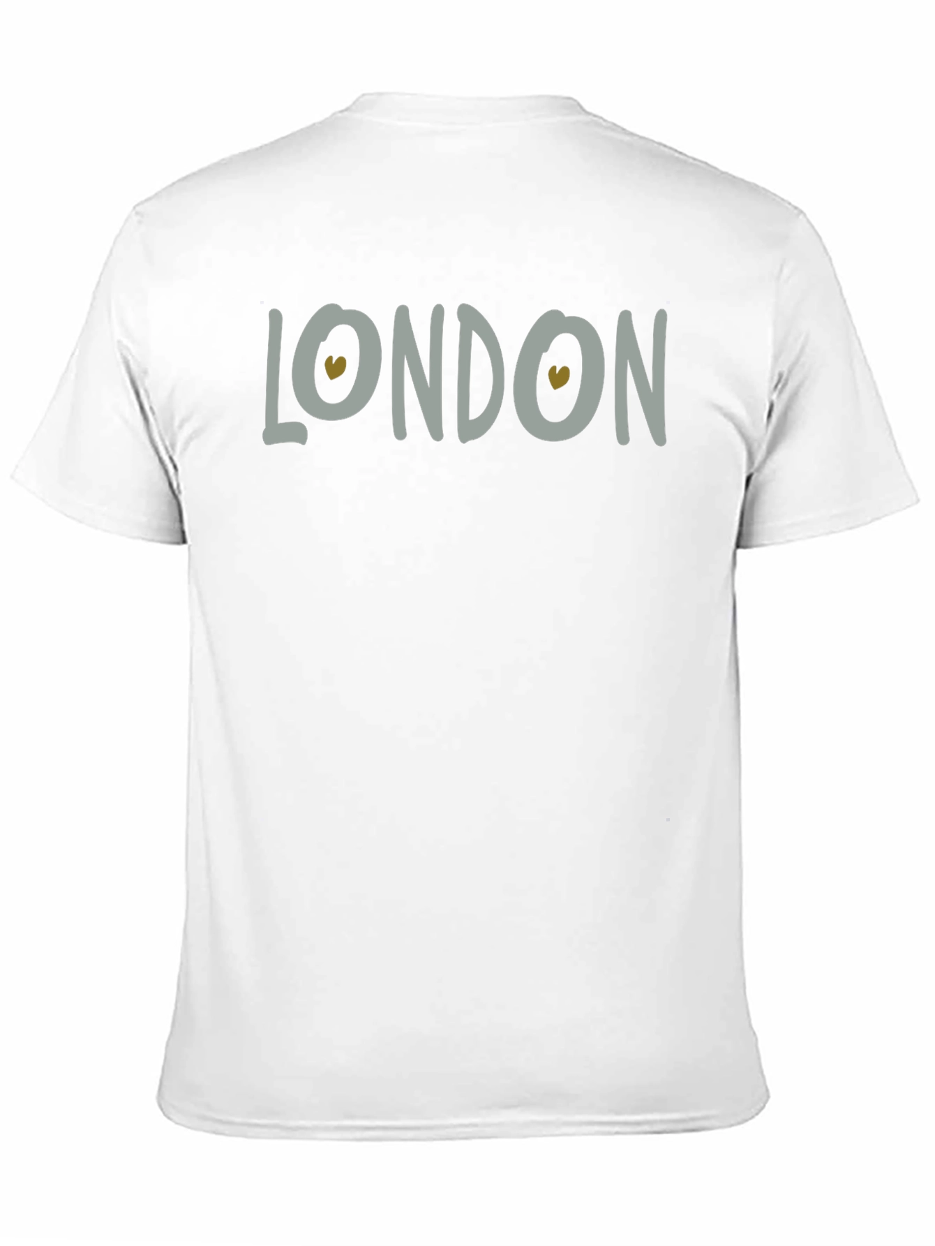London Love Heart Graphic Black Tee