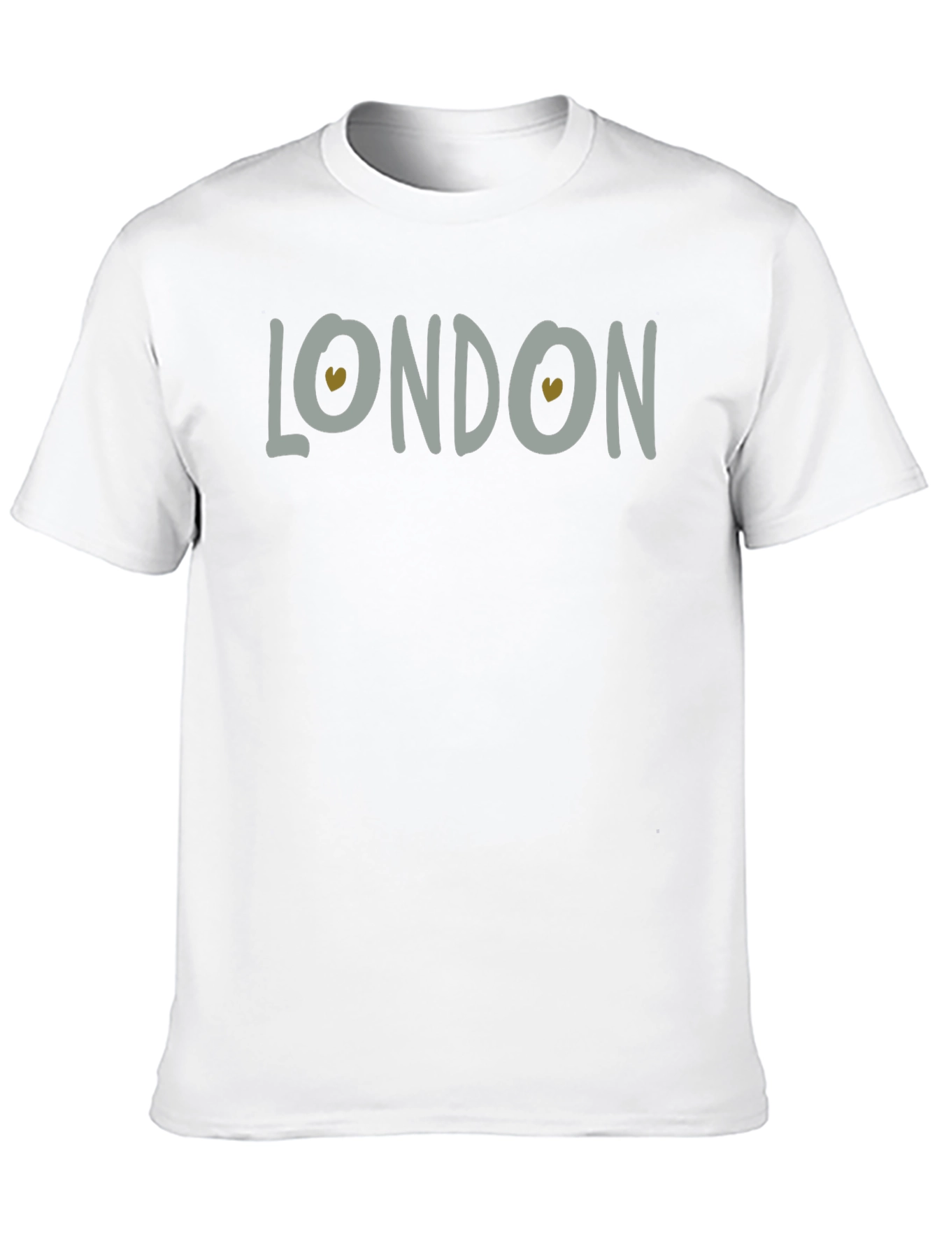 London Love Heart Graphic Black Tee