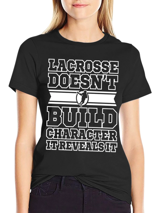 Lacrosse Character T-Shirt - Sporty Tee