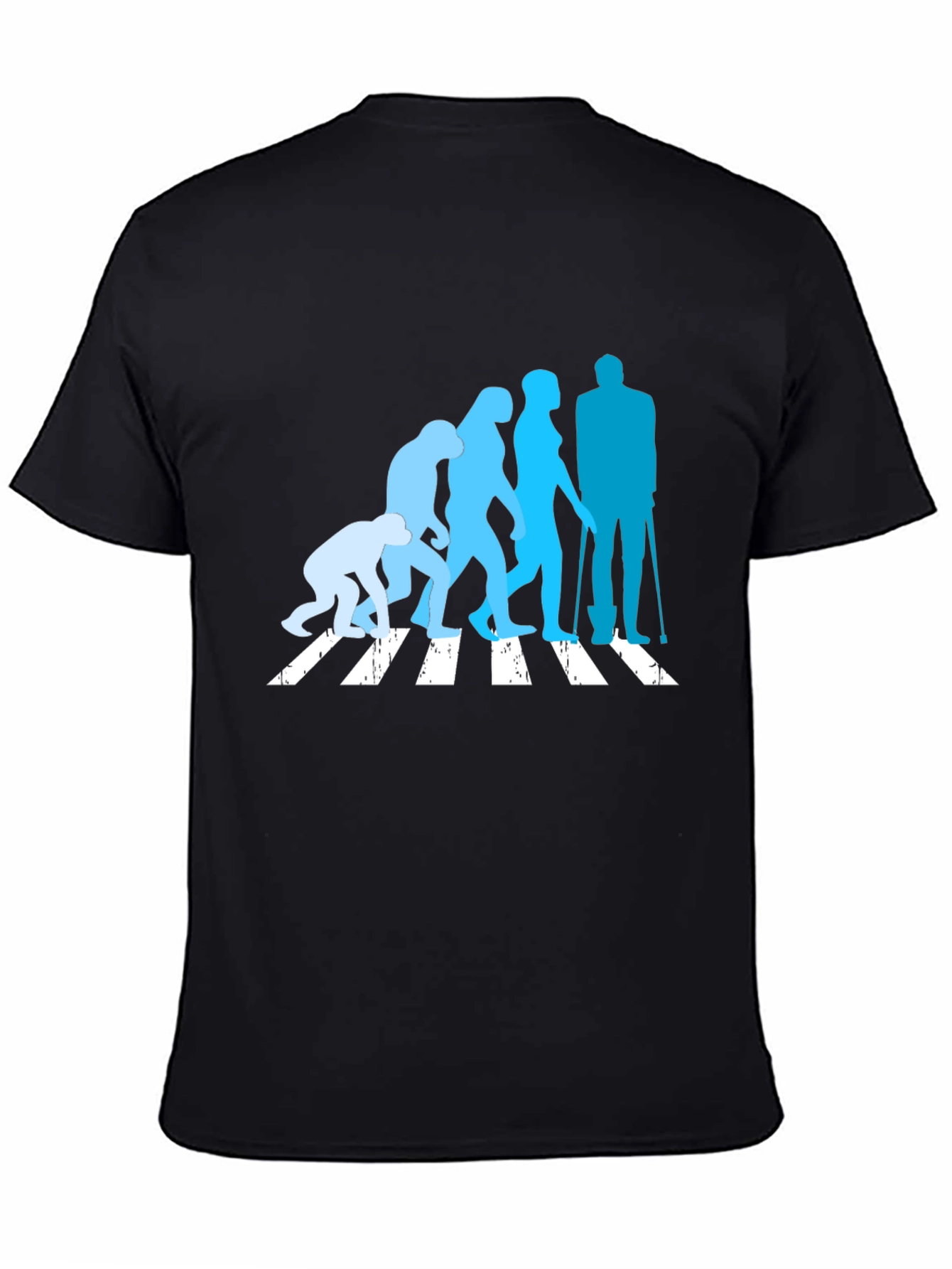Evolution Crossing T-Shirt - Black Crew Neck