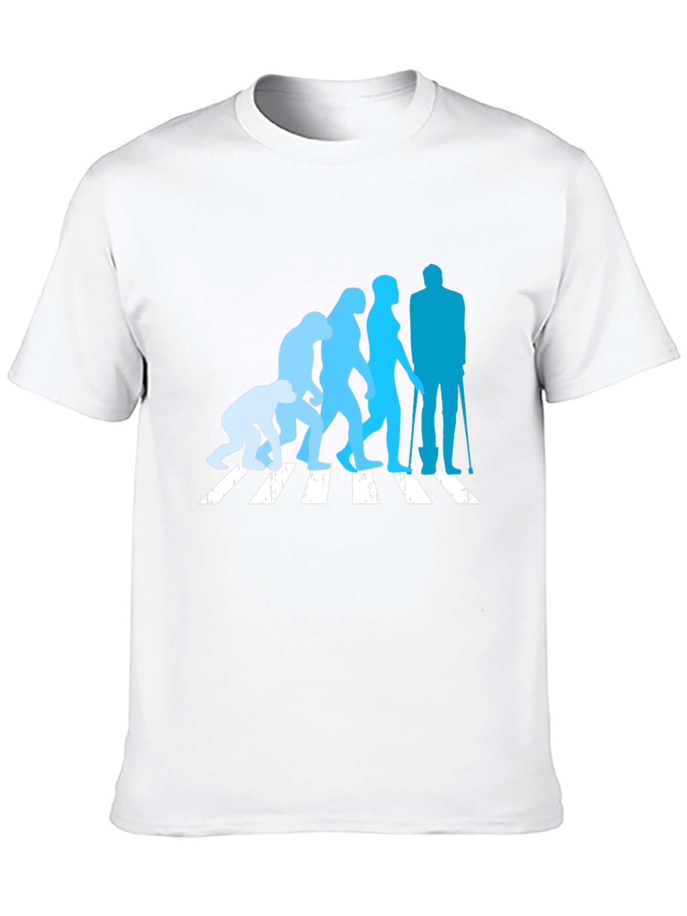 Evolution Crossing T-Shirt - Black Crew Neck
