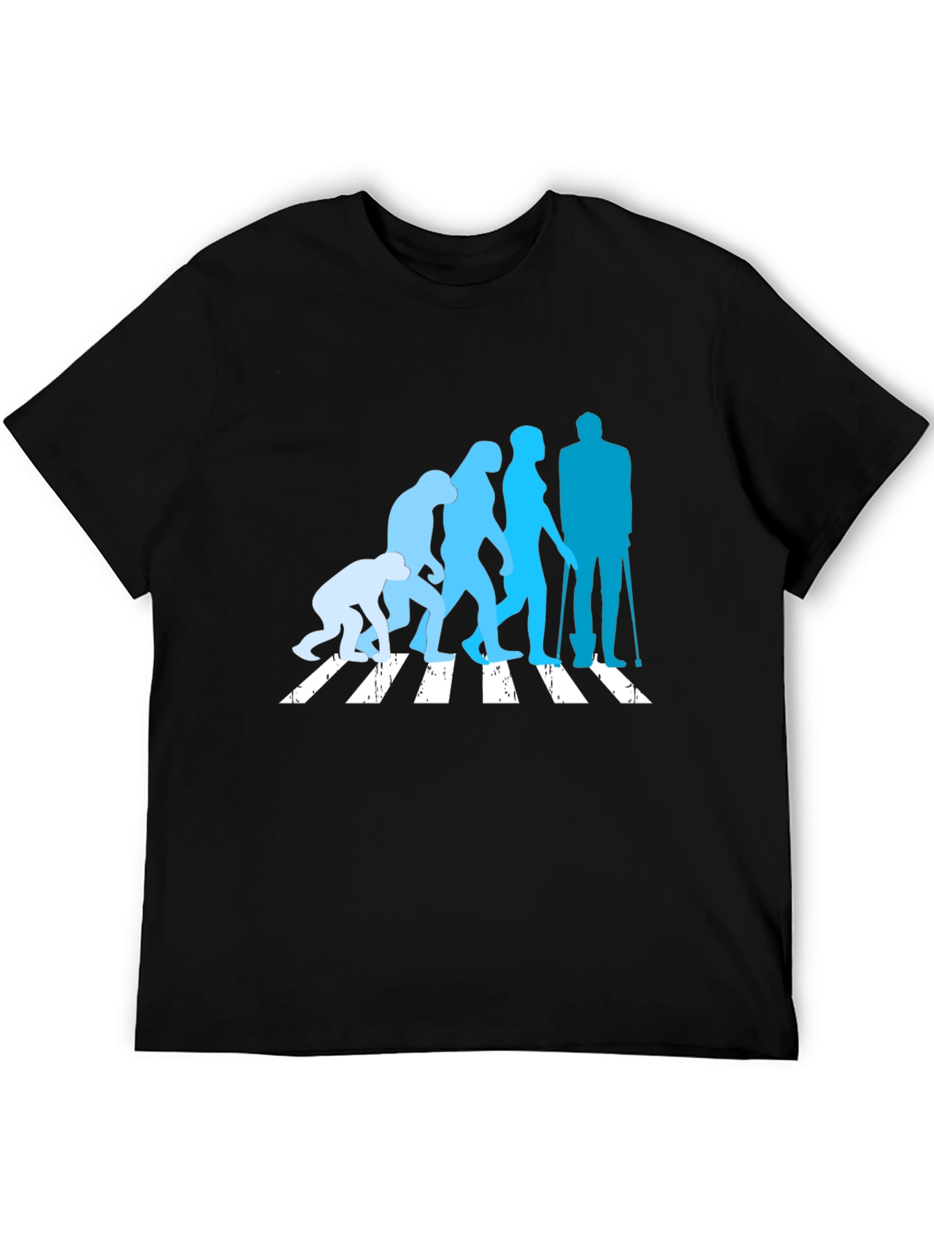 Evolution Crossing T-Shirt - Black Crew Neck