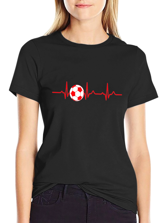 Soccer Heartbeat T-Shirt - Passion for the Game!