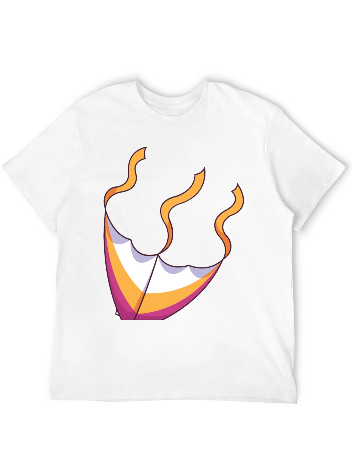 Kite Graphic Tee - Black Cotton Blend