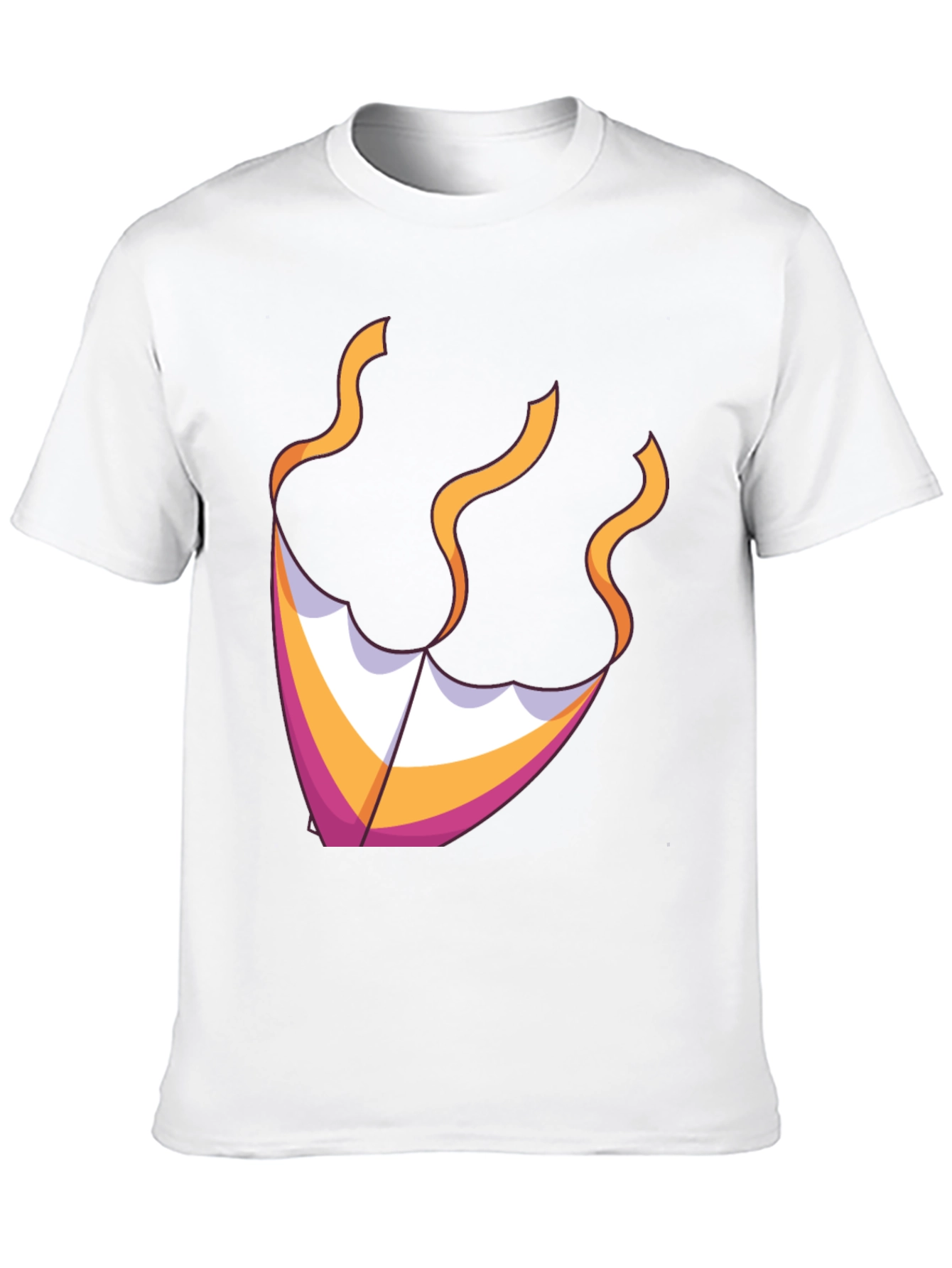 Kite Graphic Tee - Black Cotton Blend