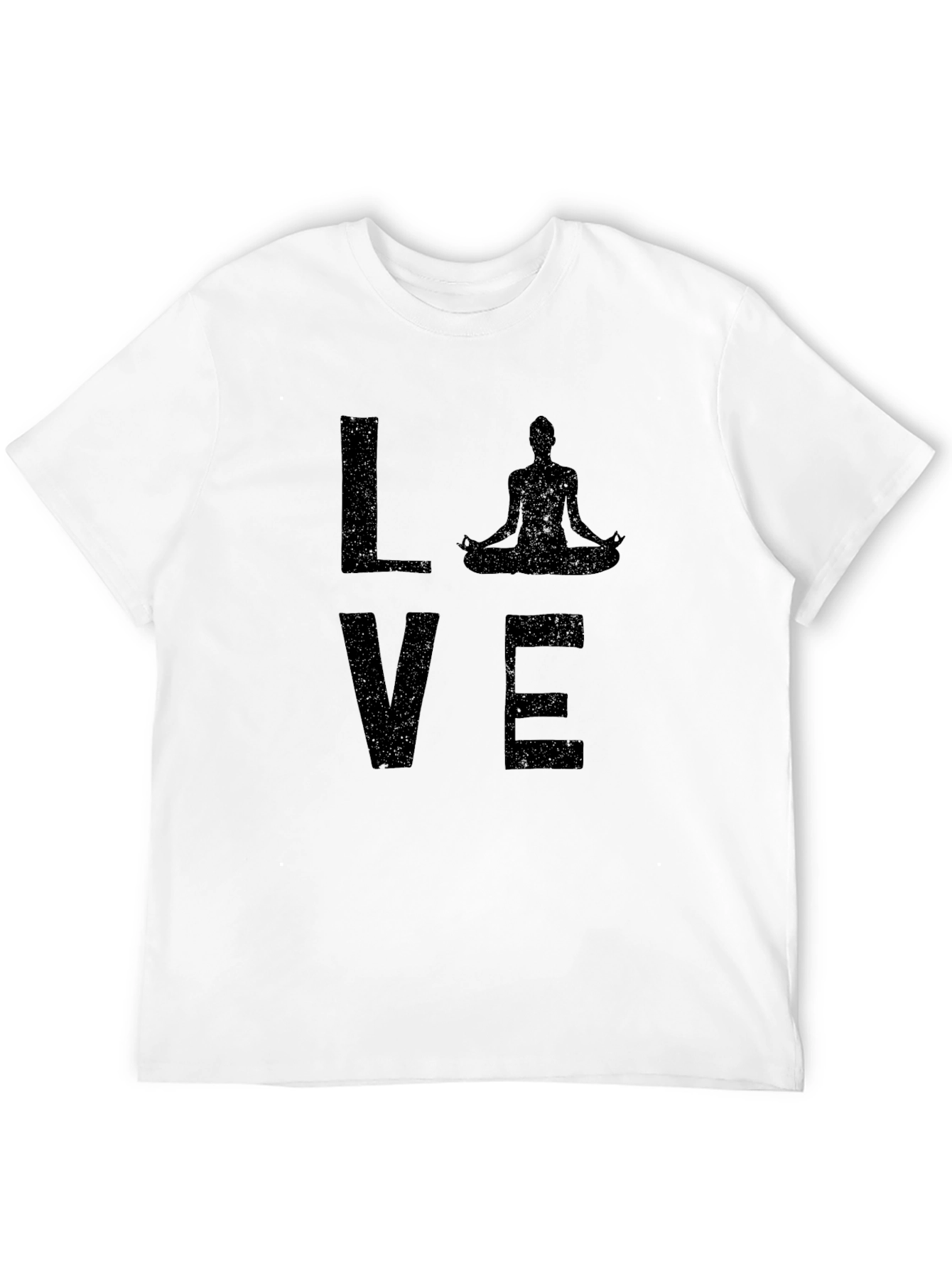 Yoga Love T-Shirt - Black Graphic Tee