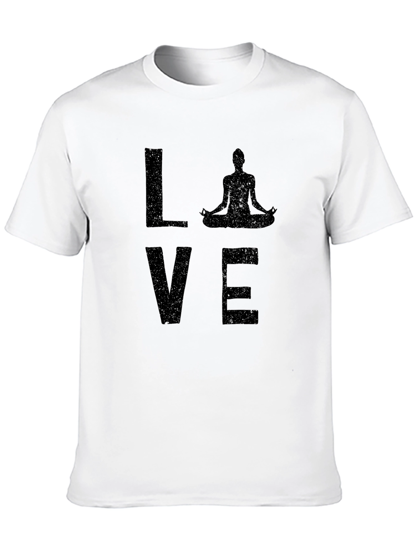 Yoga Love T-Shirt - Black Graphic Tee