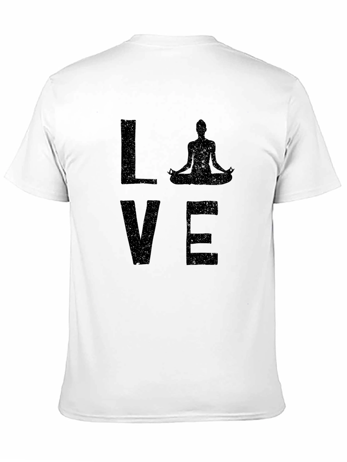 Yoga Love T-Shirt - Black Graphic Tee