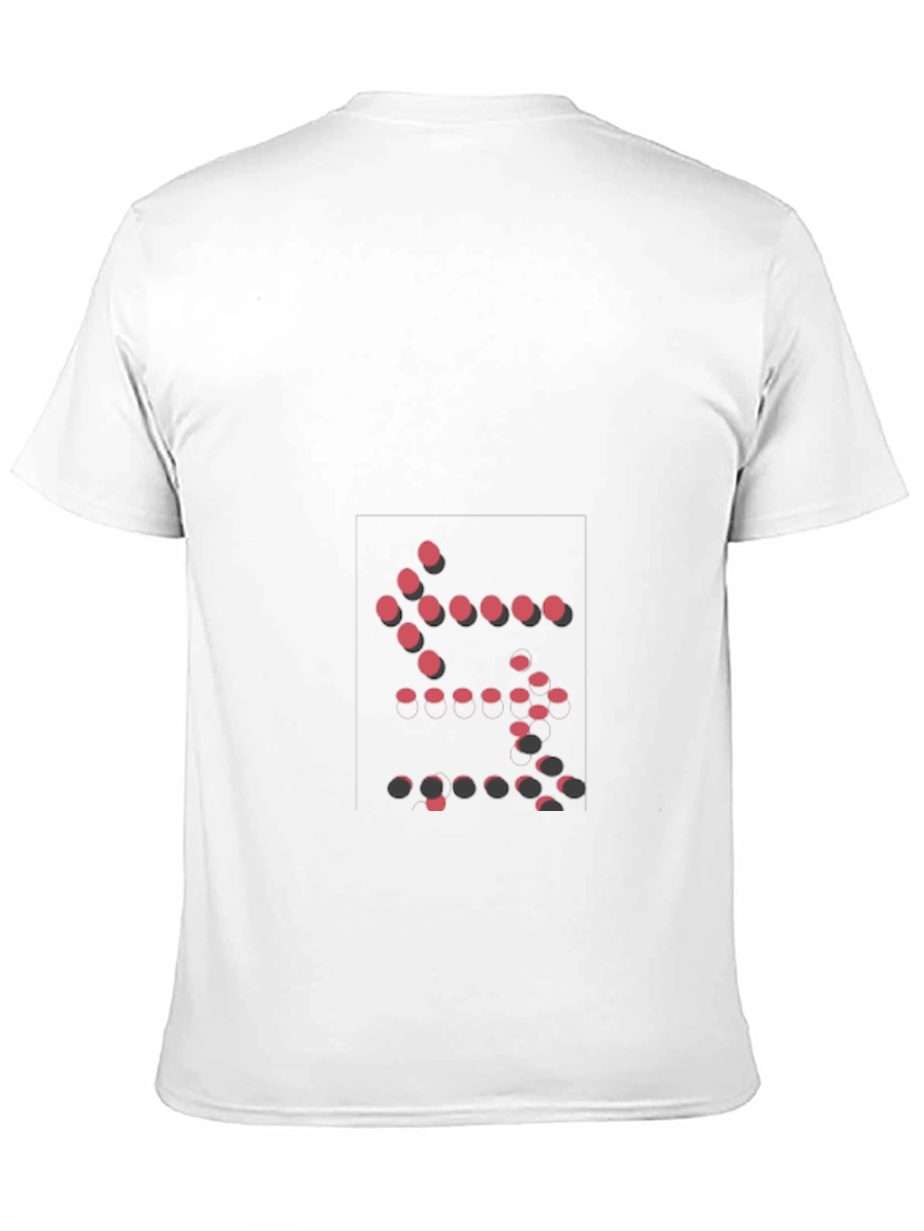 Abstract Dot Design Black T-Shirt