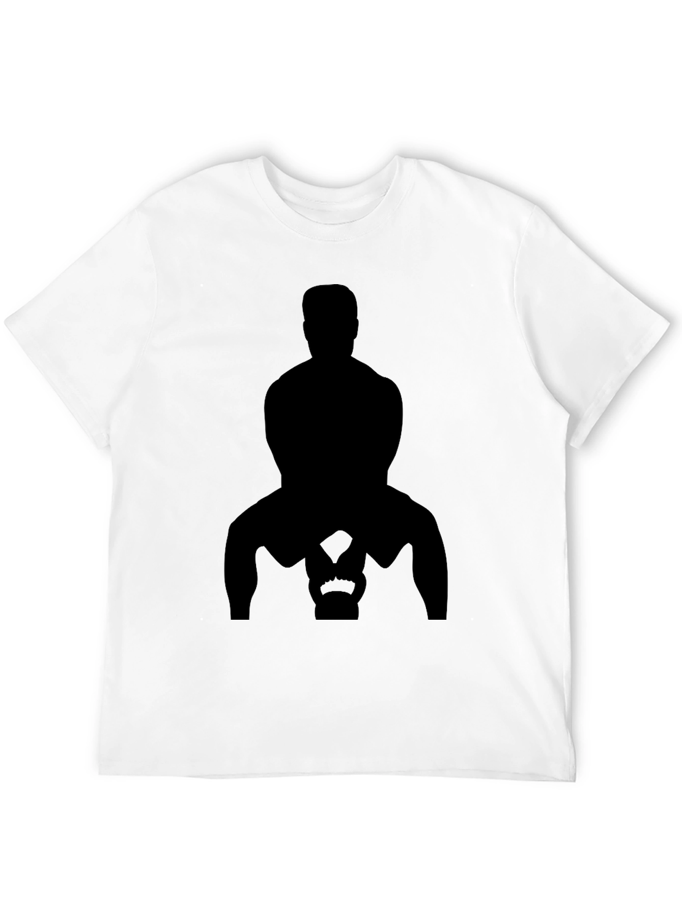 Silhouette Kettlebell Workout T-Shirt