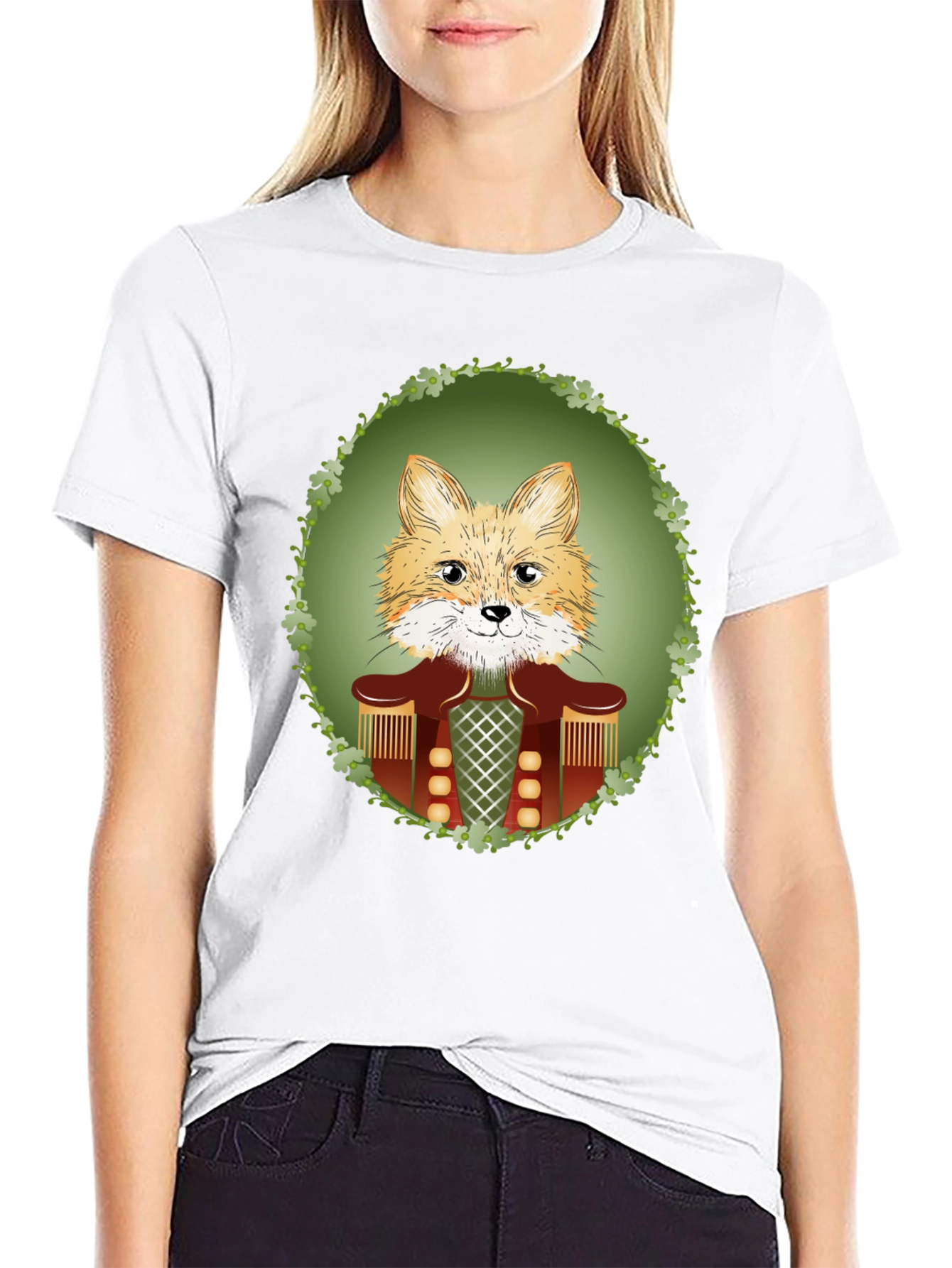 Fox Nutcracker T-Shirt - Unique Animal Design