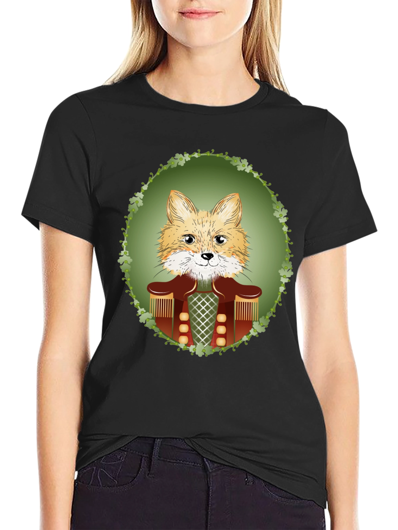 Fox Nutcracker T-Shirt - Unique Animal Design