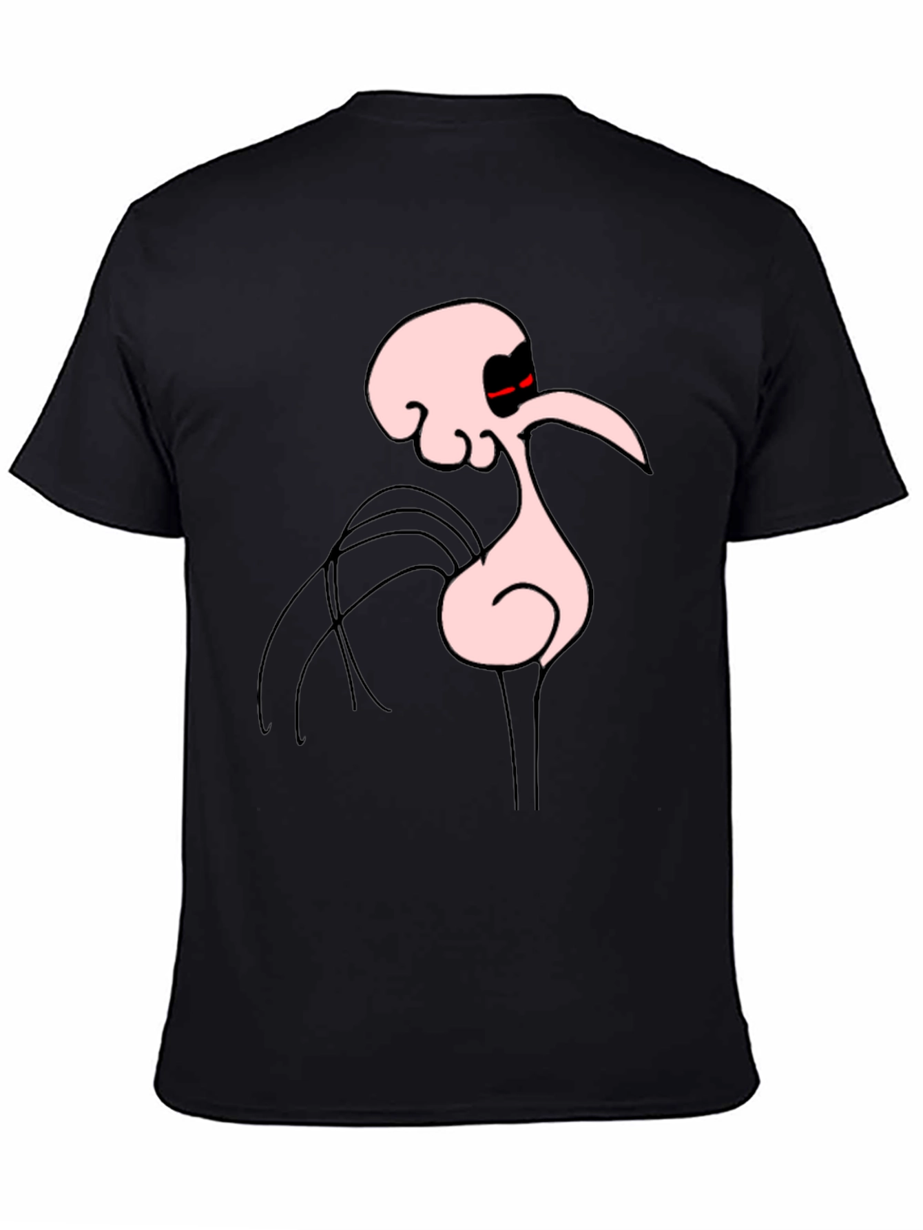 Bold Squidward T-Shirt - Black Cartoon Tee