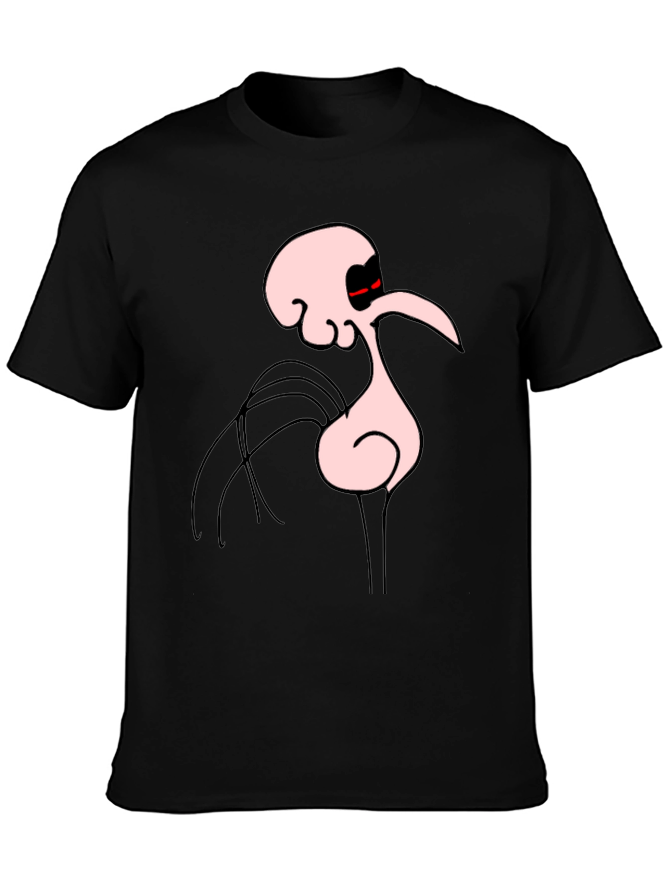 Bold Squidward T-Shirt - Black Cartoon Tee